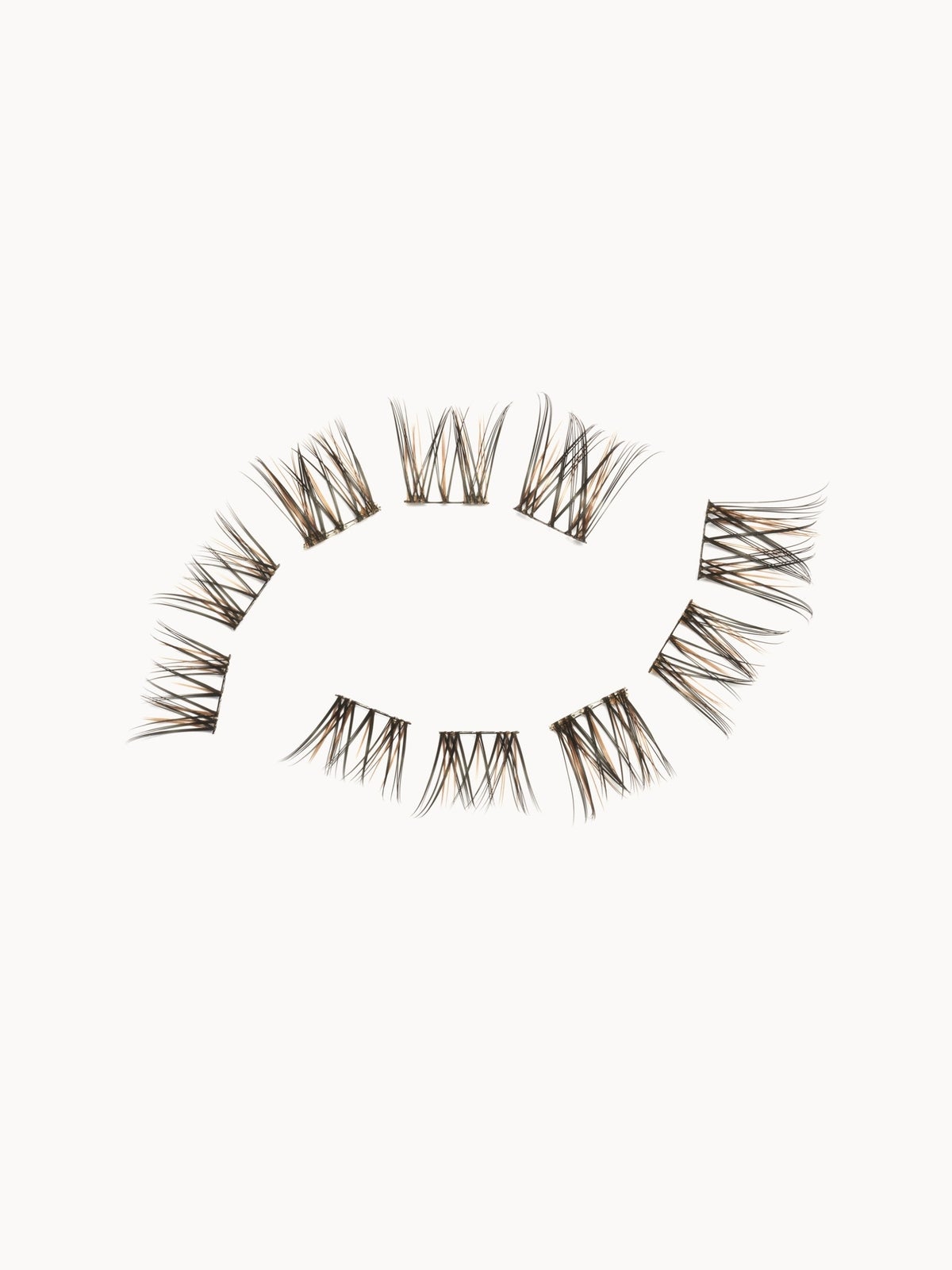 Eylure Brown/Blk Cluster- Brown/Black Naturals No.5 4