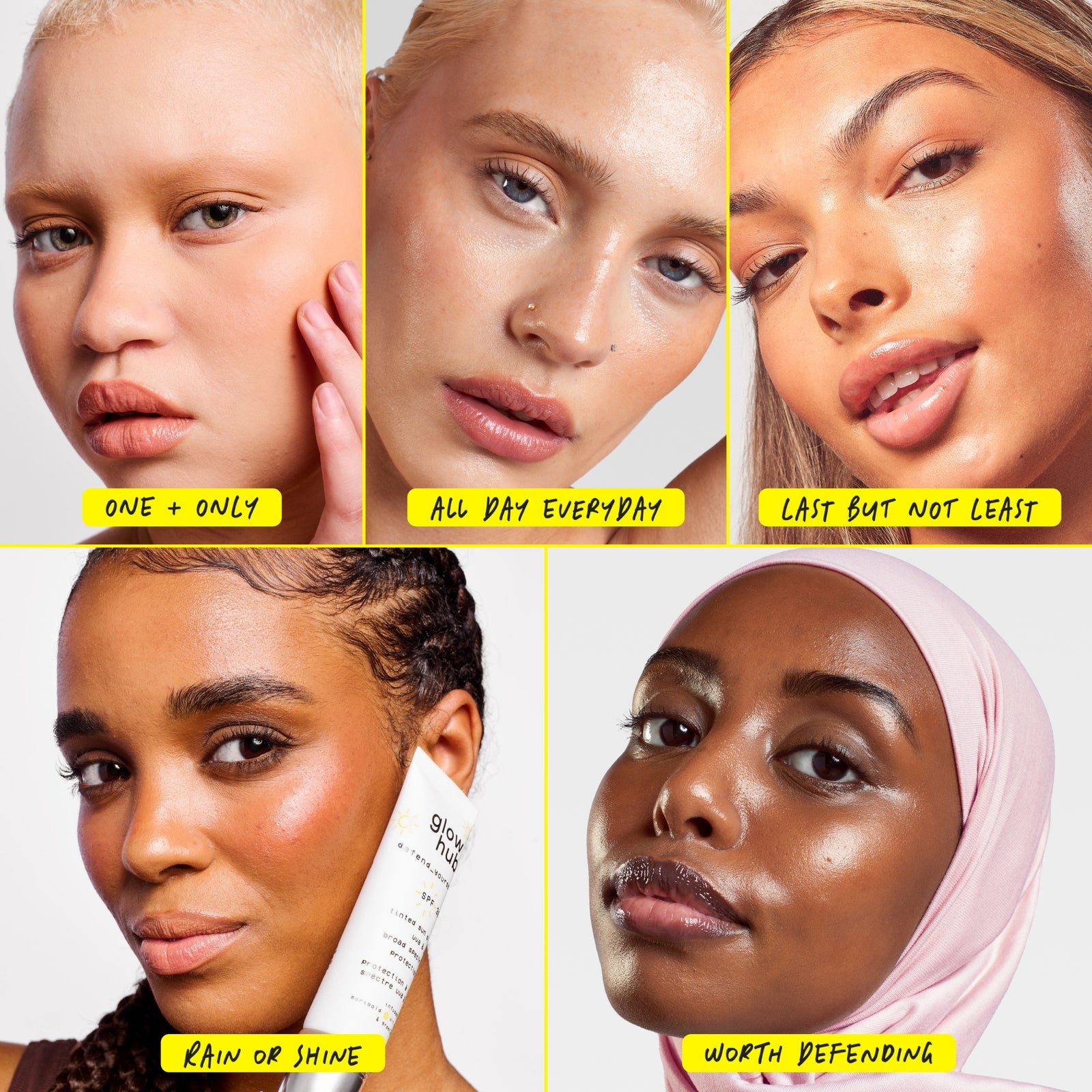 Glow Hub Tinted Sun Silk SPF 30 50ml (Various Shades) - Never Without 3