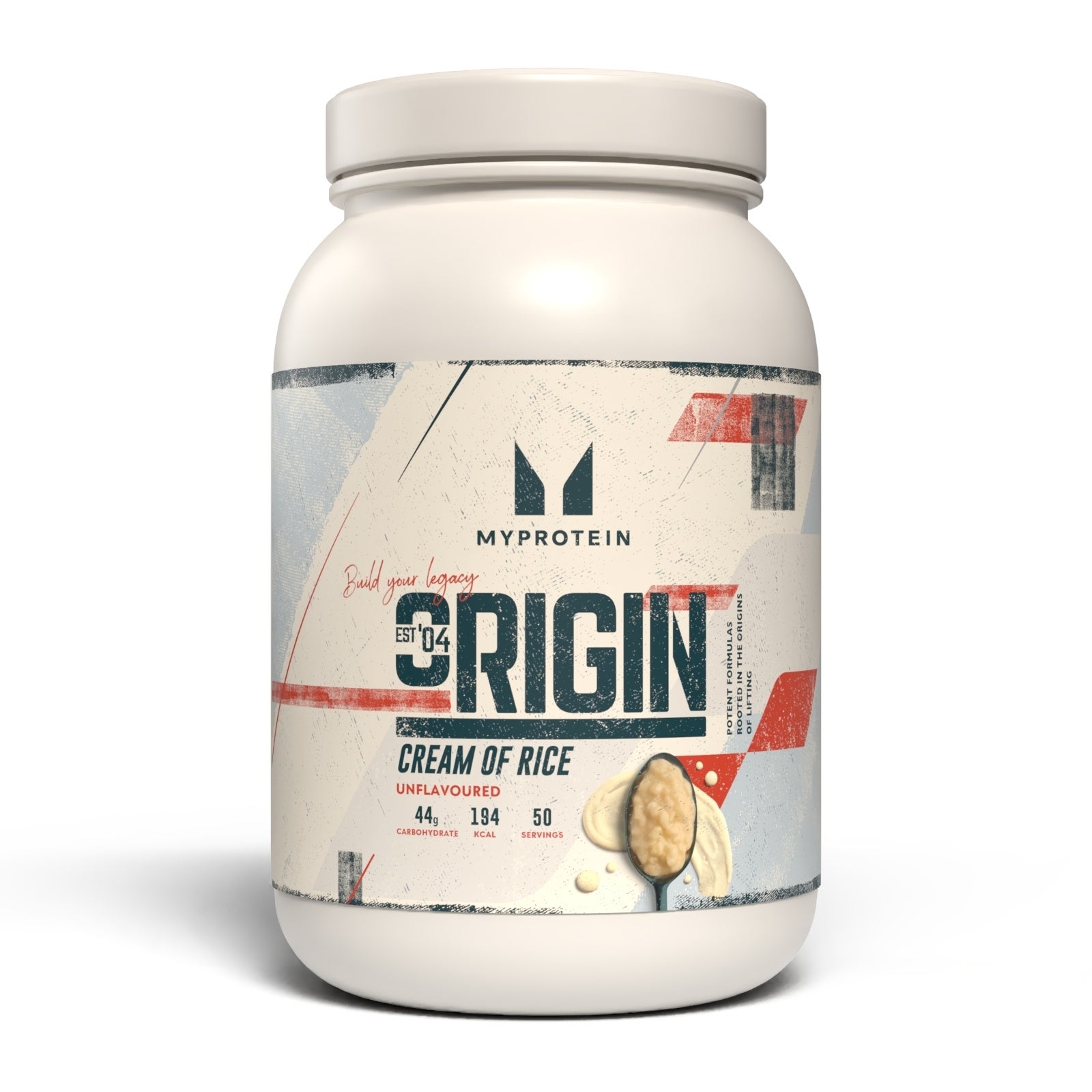 Myprotein UK MyProtein Origin Cream of Rice - 2.6KG, 50servings - Unflavoured