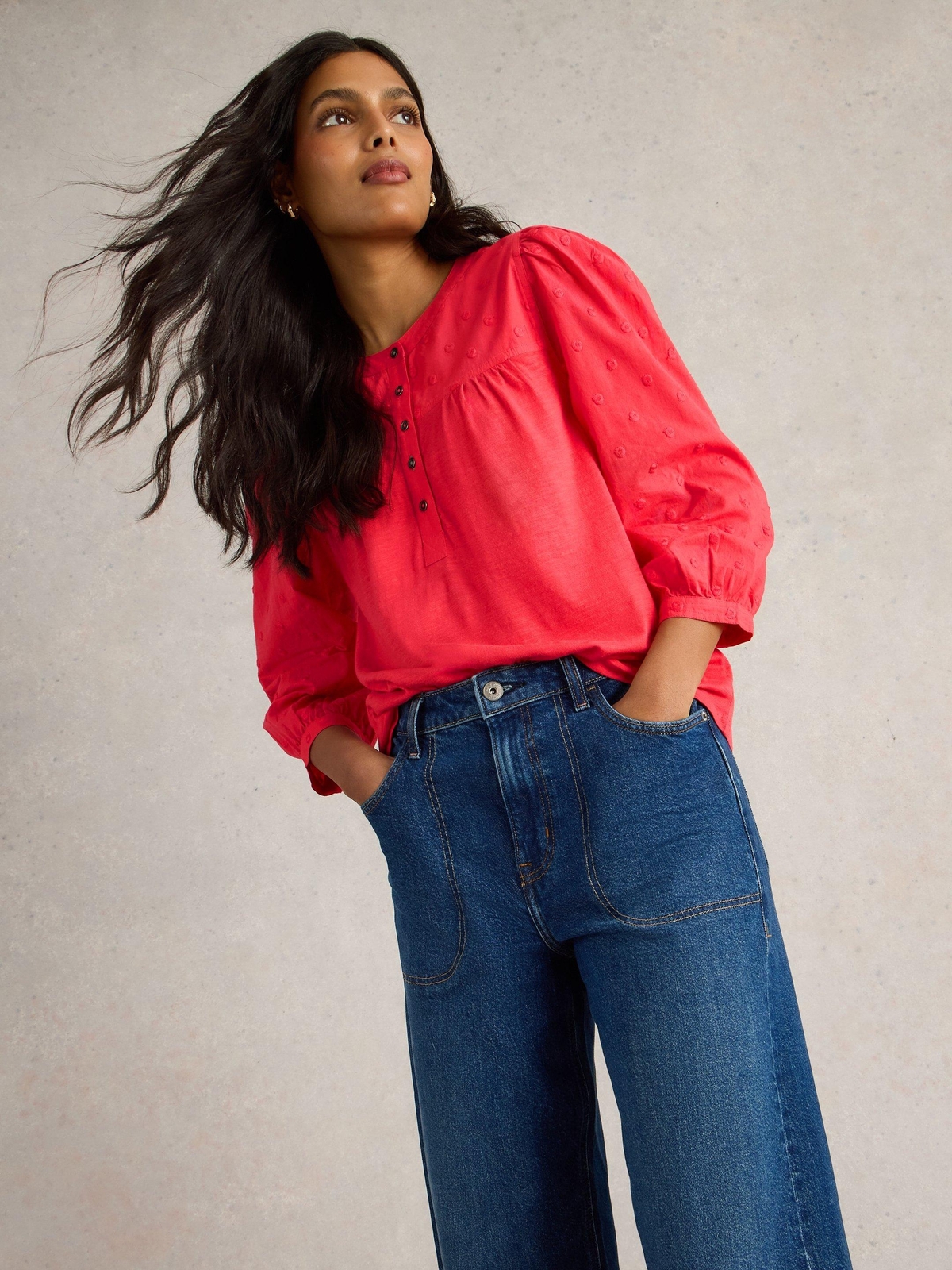 Dobby Mix Top Elise - 42