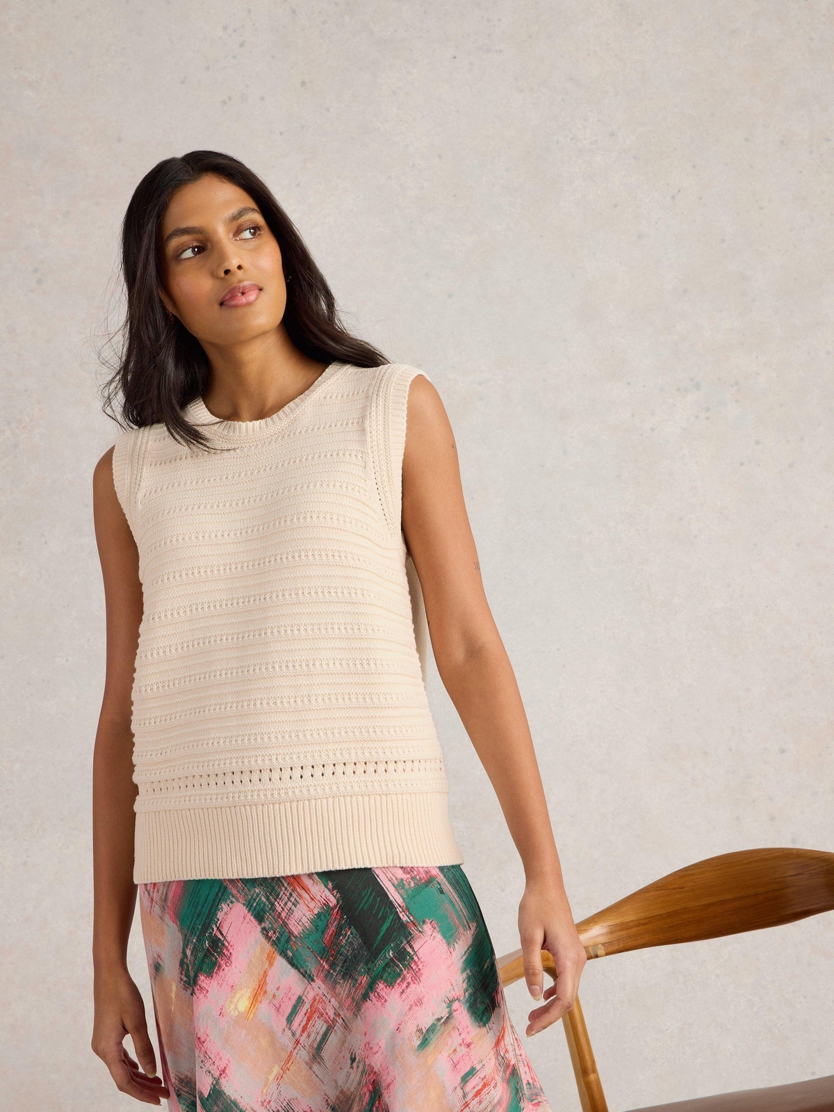 Strickpullunder aus Bio-Baumwolle - 50