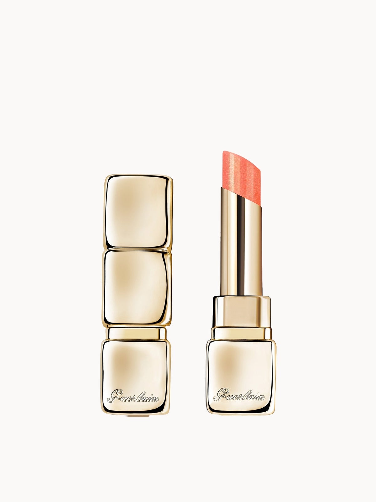 Guerlain KissKiss Bee Glow 98% Natural-Origin Honey Tint Balm- Pearly (Various Shades) - 389 PEARLY PEACH