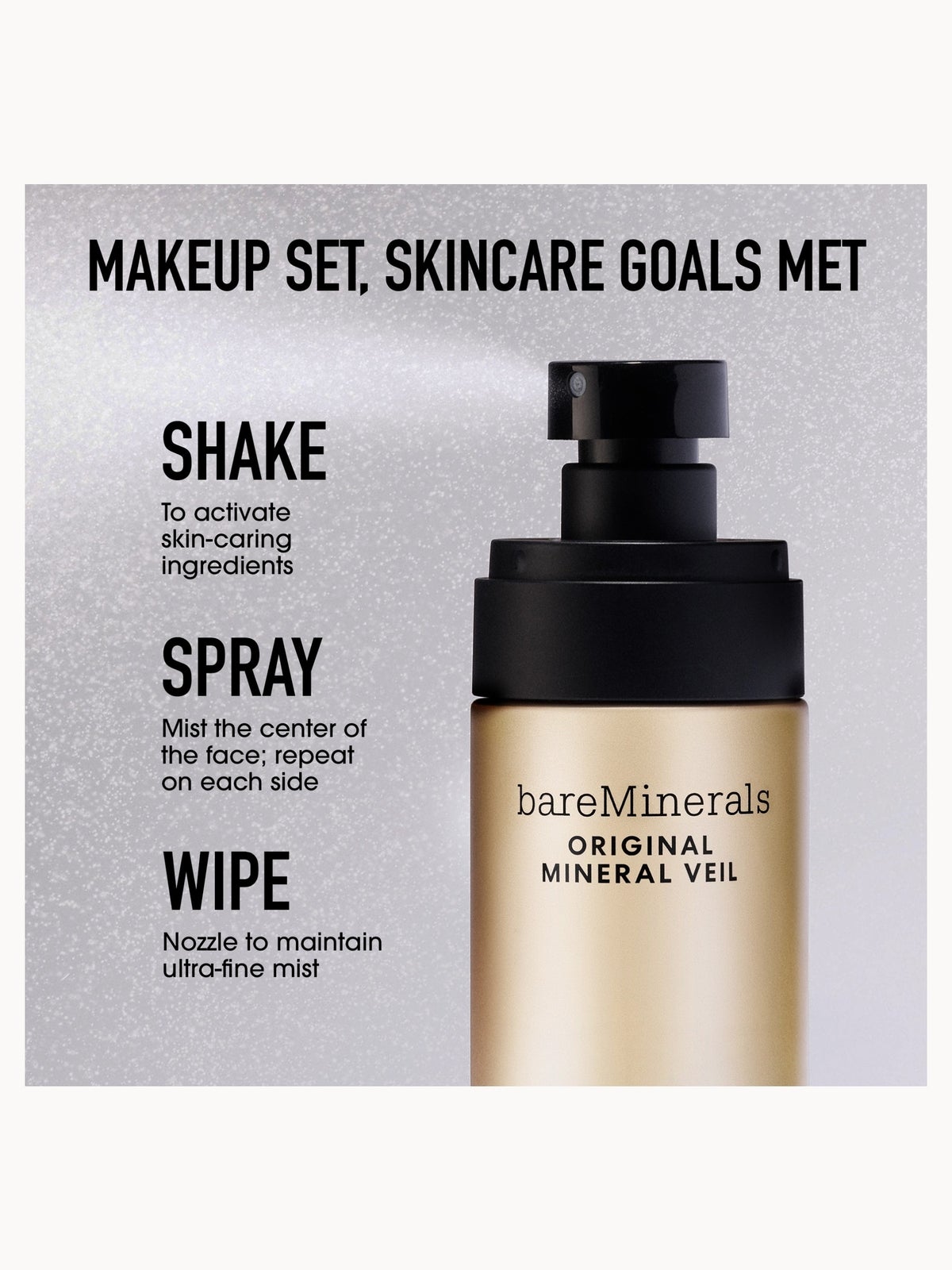 bareMinerals Original Mineral Veil 24hr Natural Matte Setting Spray 100ml 3