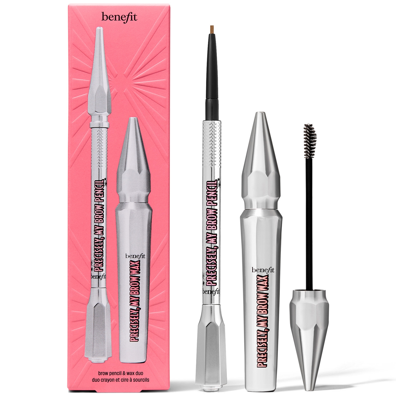benefit Precisely My Brow Pack – Brow Pencil and Wax Duo 6.58g (Various Shades) (Worth £54) – Shade 3