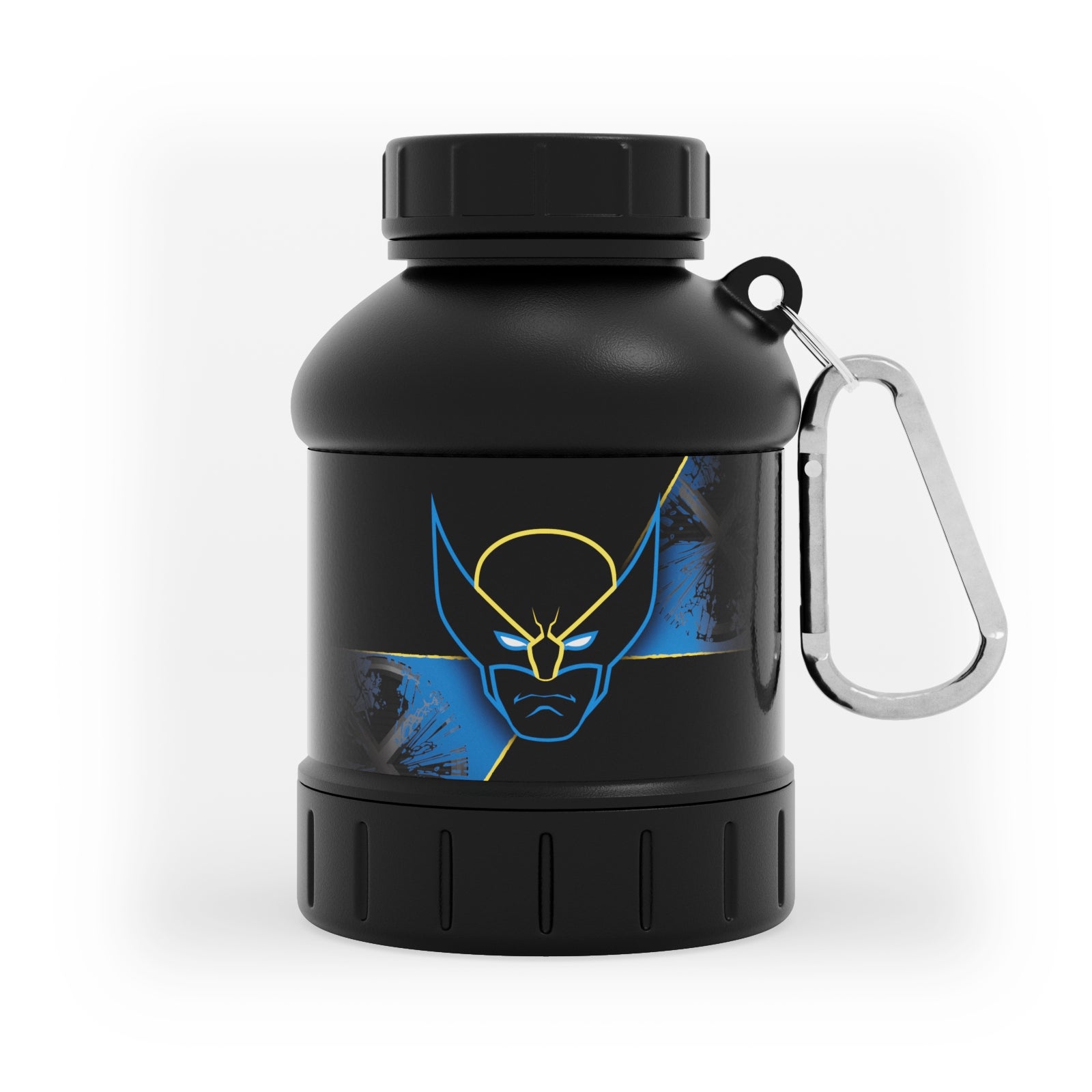 Breloc pâlnie pentru proteine Myprotein - Wolverine - Negru