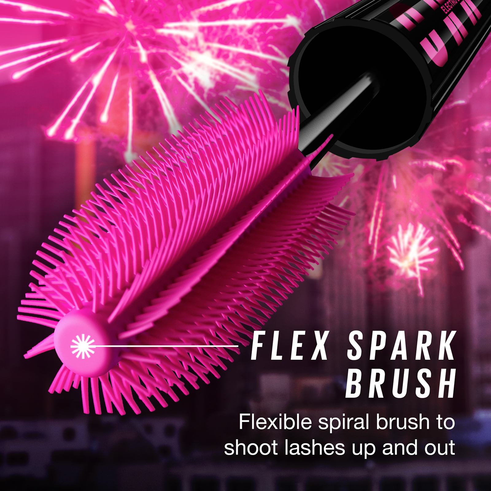 Thumbnail - Maybelline New York, Lash Sensational Firework Volumising Mascara - Electro Black