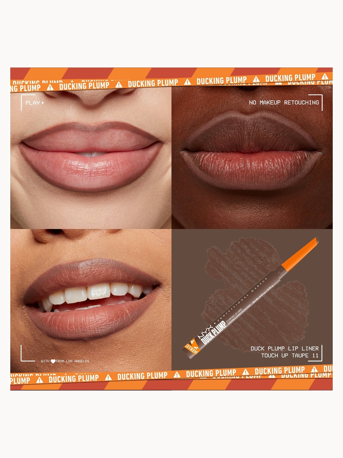 NYX Professional Make Duck Plump Plumping Lip Liner (Various Shades) -  Touch  Tae 4