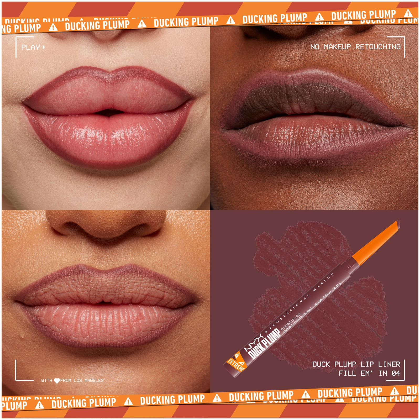 Thumbnail - NYX Professional Make Duck Plump Plumping Lip Liner (Various Shades) -   Fill Em' In