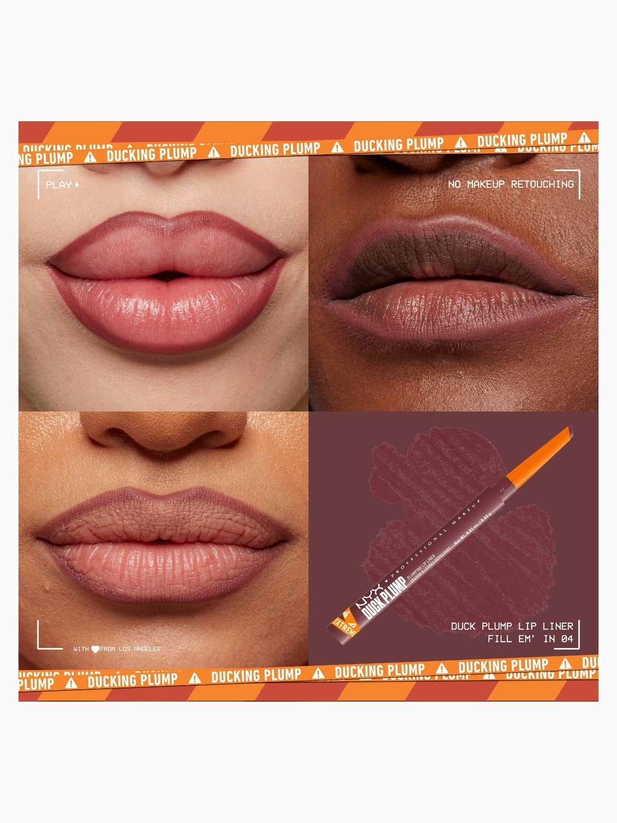 NYX Professional Make Duck Plump Plumping Lip Liner (Various Shades) -   Fill Em' In 3