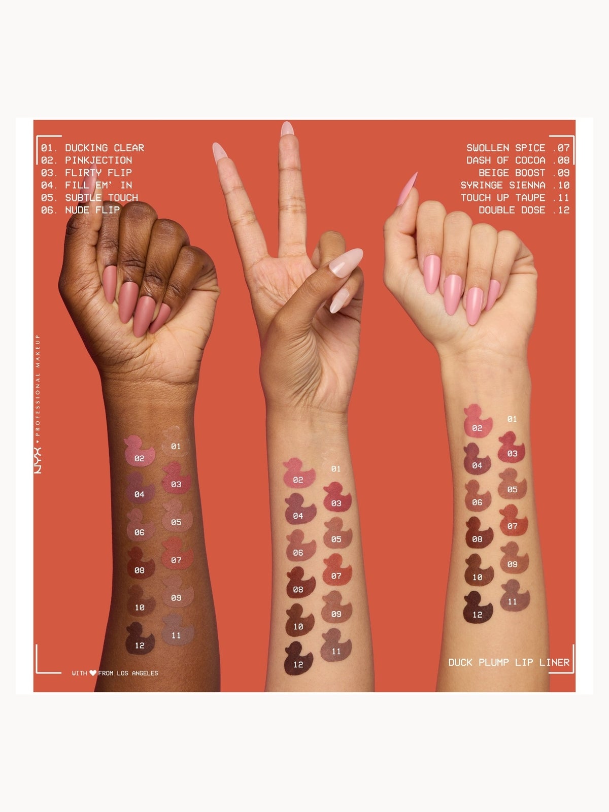 NYX Professional Make Duck Plump Plumping Lip Liner (Various Shades) - Pinkjection 2