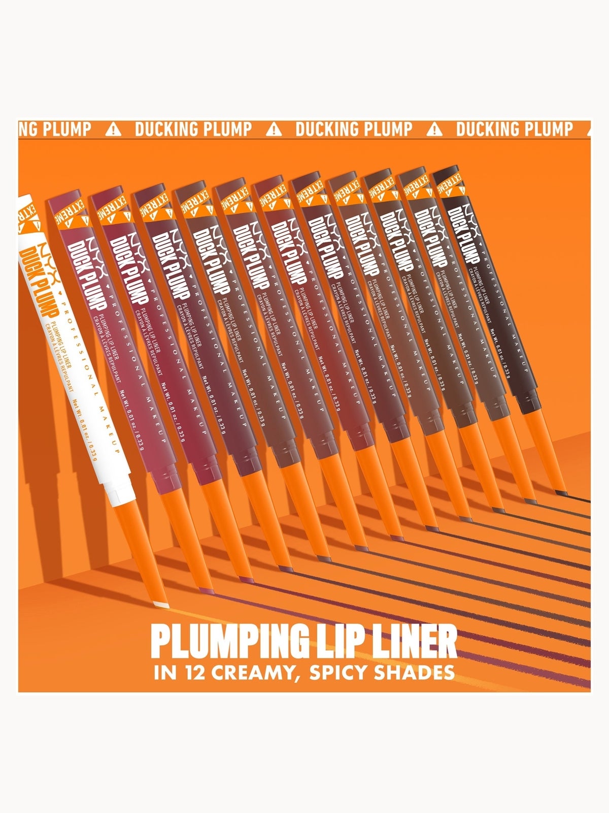 NYX Professional Make Duck Plump Plumping Lip Liner (Various Shades) - Pinkjection 3