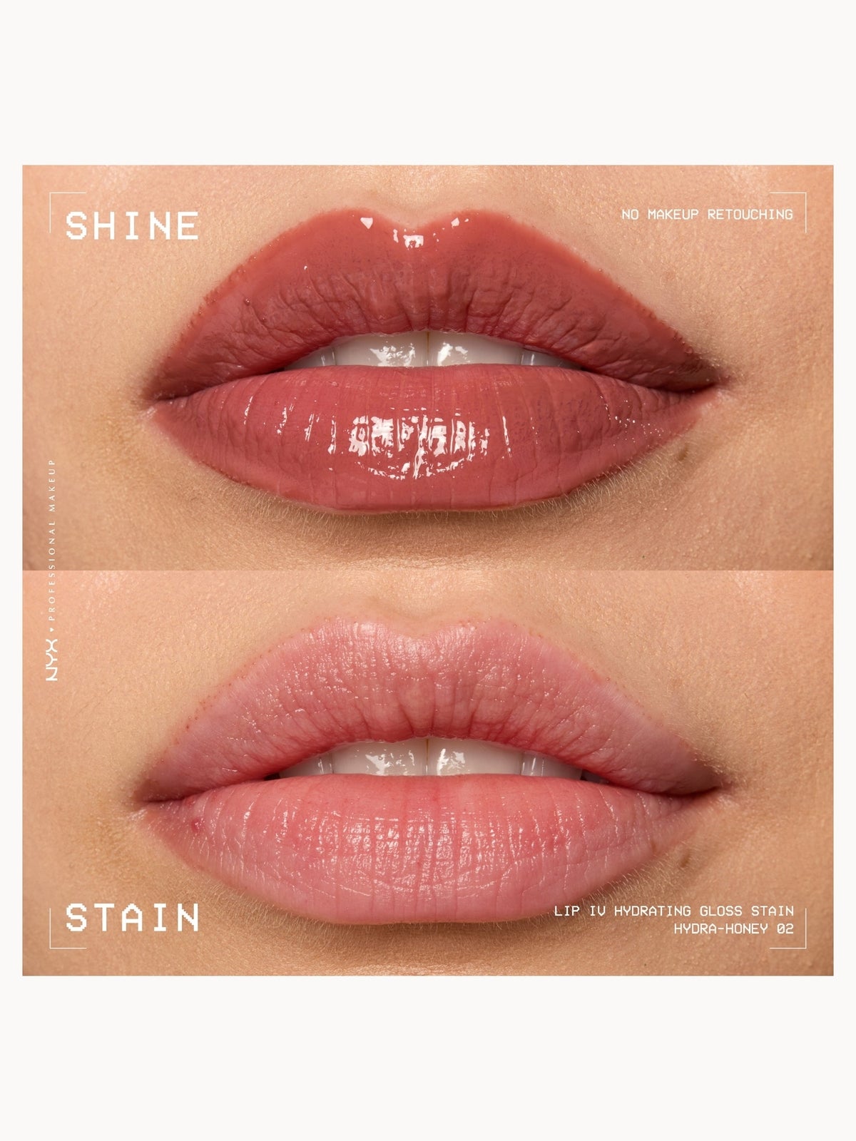 NYX Professional Makeup Lip IV Hydrating Gloss Stain (Various Shades) -  Hydra-Honey 4