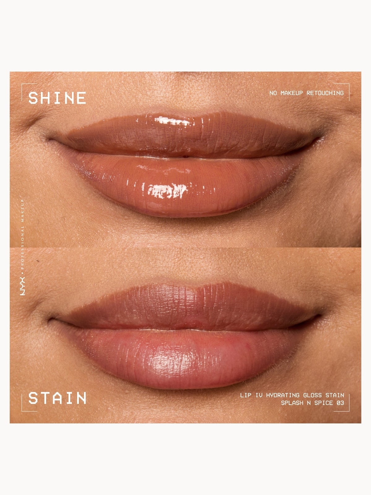 NYX Professional Makeup Lip IV Hydrating Gloss Stain (Various Shades) - Splash N Spice 4