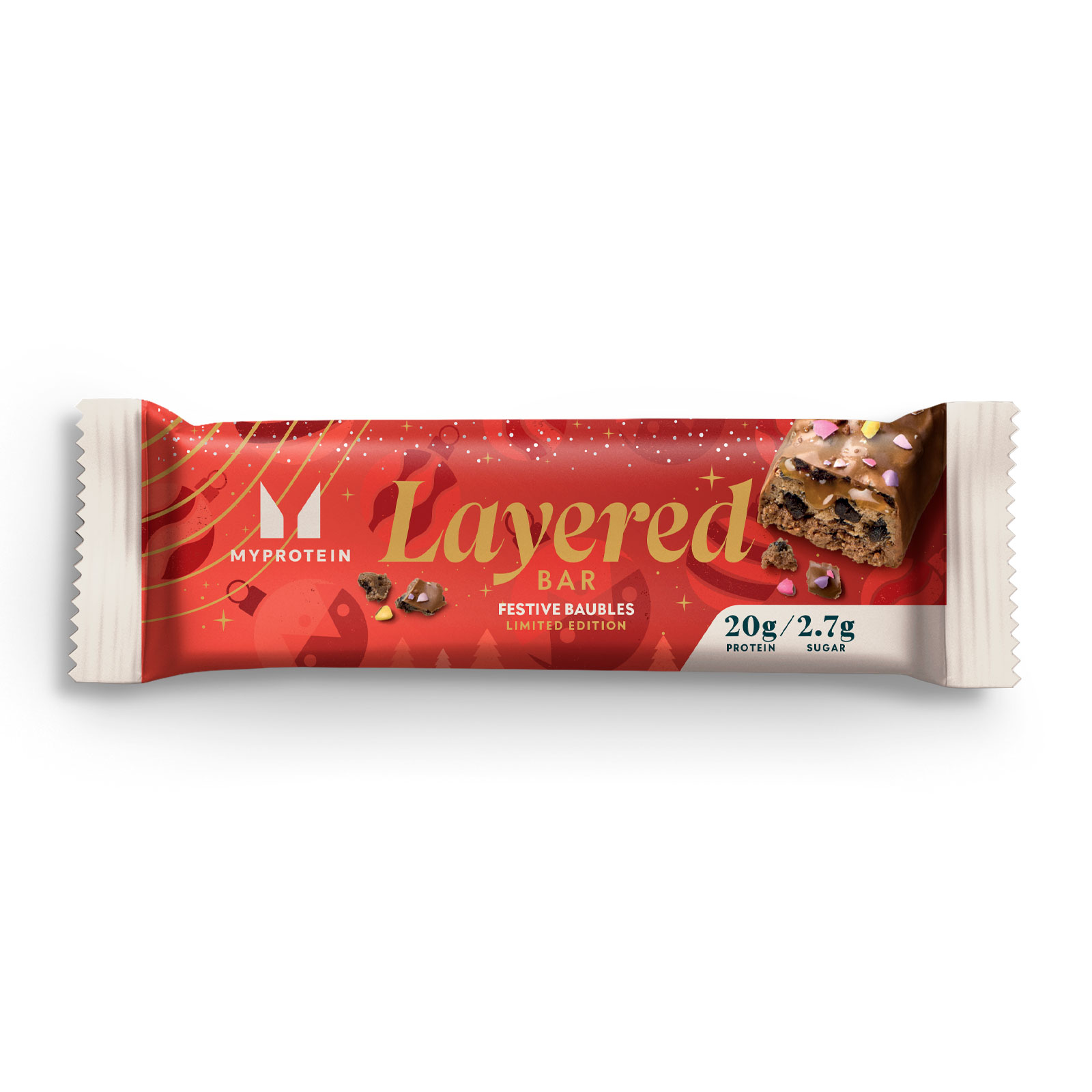 5059883481951 - Myprotein 6-Layer Protein Bar (Sample) - Festive Baubles
