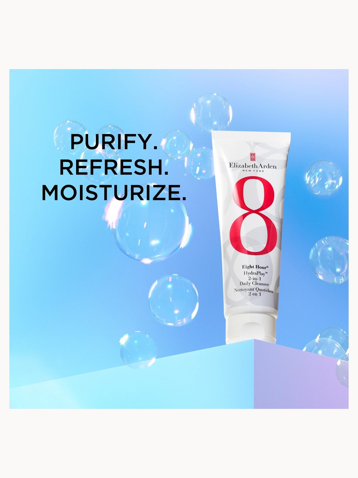 Elizabeth Arden Eight Hour HydraPlay 2-in-1 Daily Cleanser 125ml 2