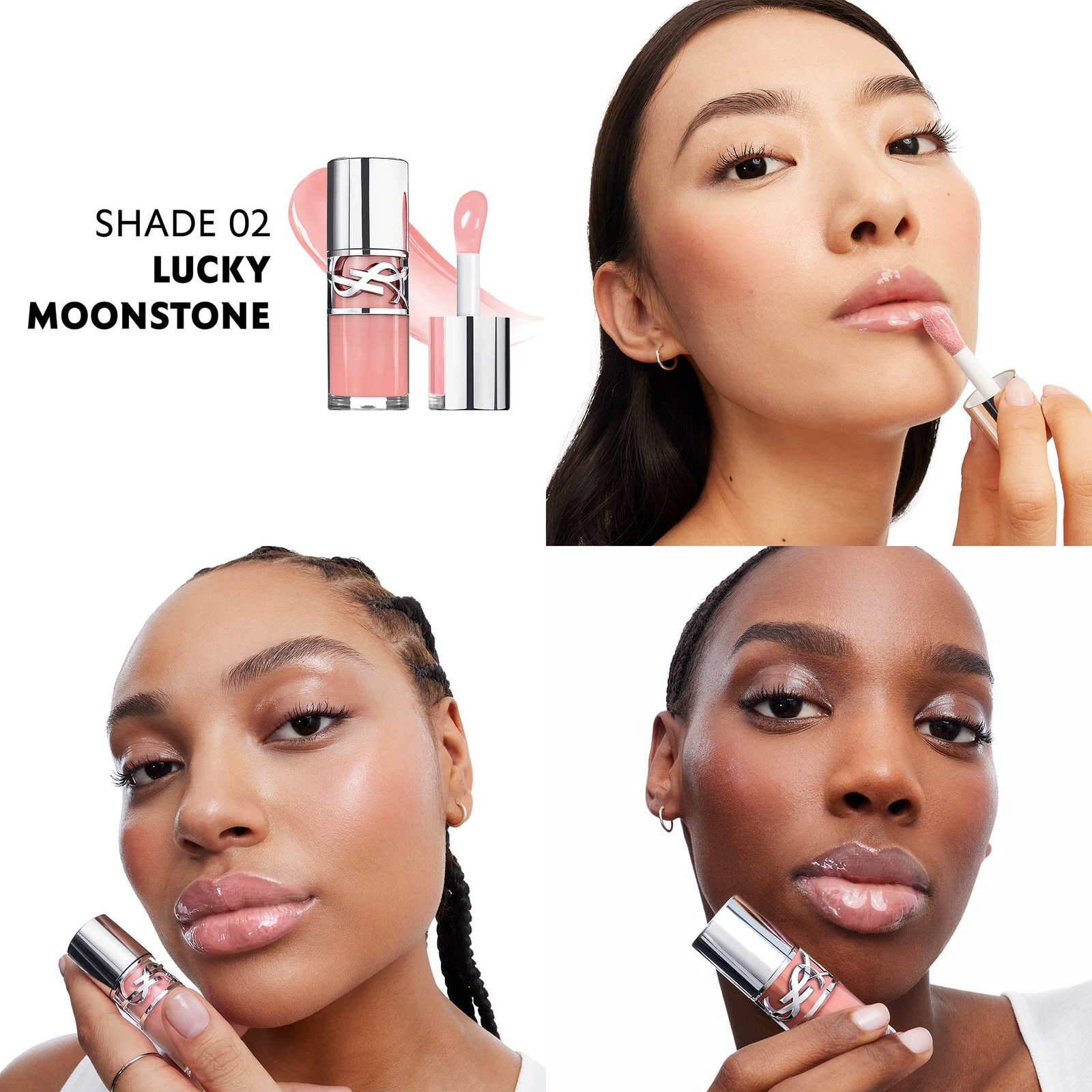 Thumbnail - Yves Saint Laurent Loveshine Plumping Lip Oil 6ml (Various Shades) - Lucky Moonstone 2