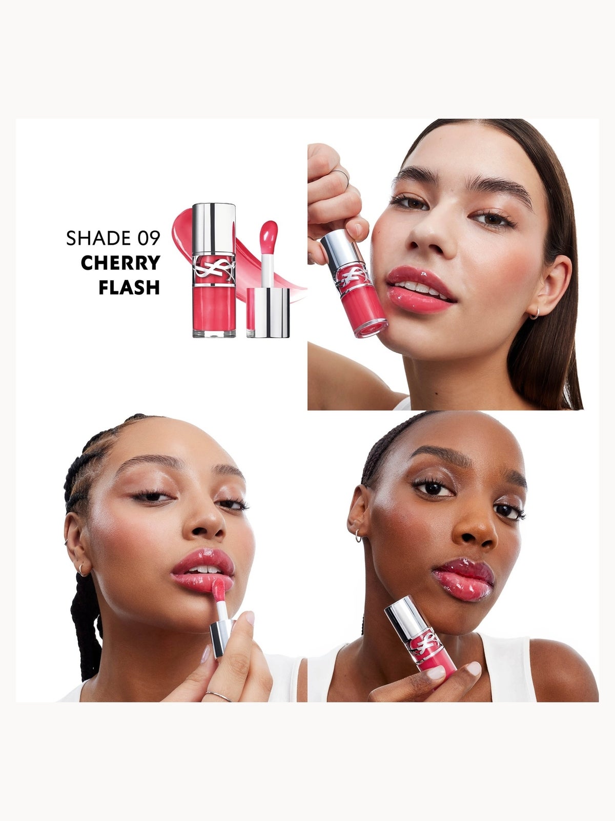 Yves Saint Laurent Loveshine Plumping Lip Oil Gloss 6ml (Various Shades) - Cherry Flash 9 3