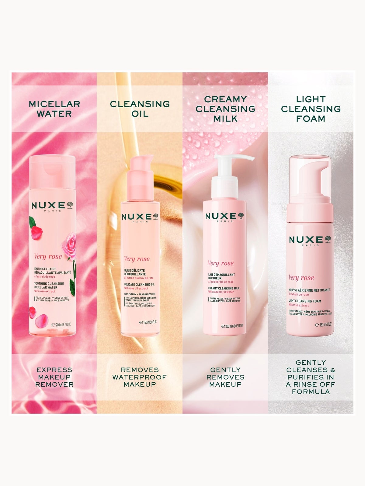 NUXE Very Rose Soothing Cleansing Micellar Water 200ml 4