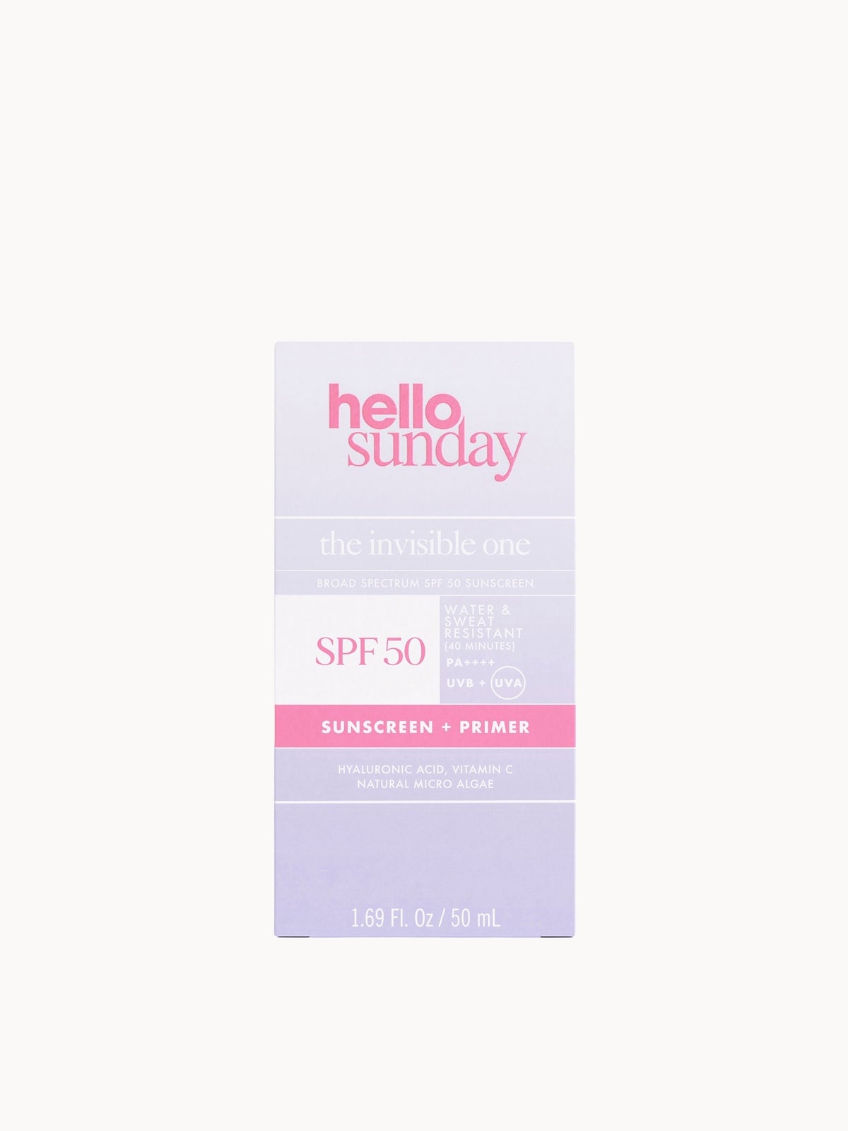 Hello Sunday The Invisible One - Invisible Primer SPF 50 With Hyaluronic Acid And Vitamin C - 50ml Pa++++ 2