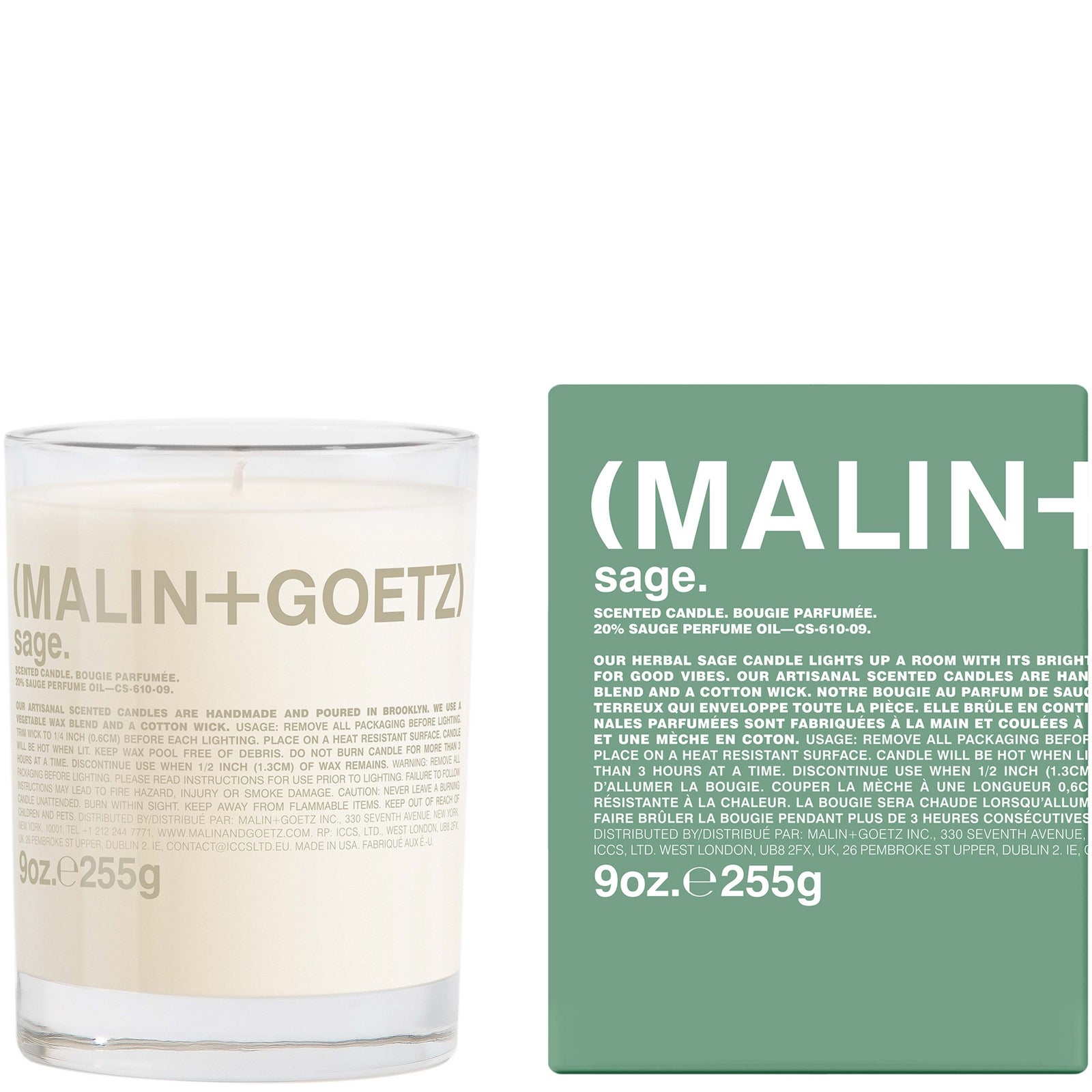 MALIN + GOETZ Sage Candle 255g