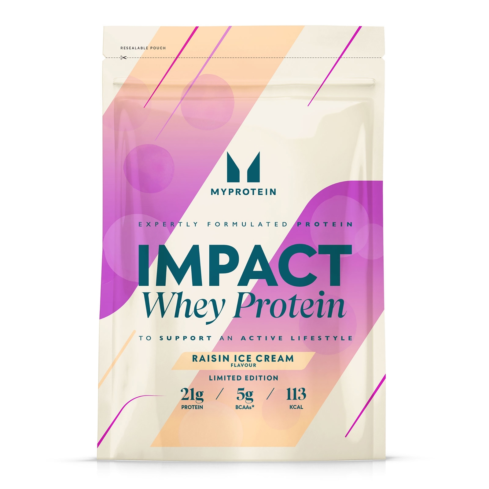Myprotein UK MyProtein Impact Whey Protein Powder - 1000g - Raisin Ice Cream