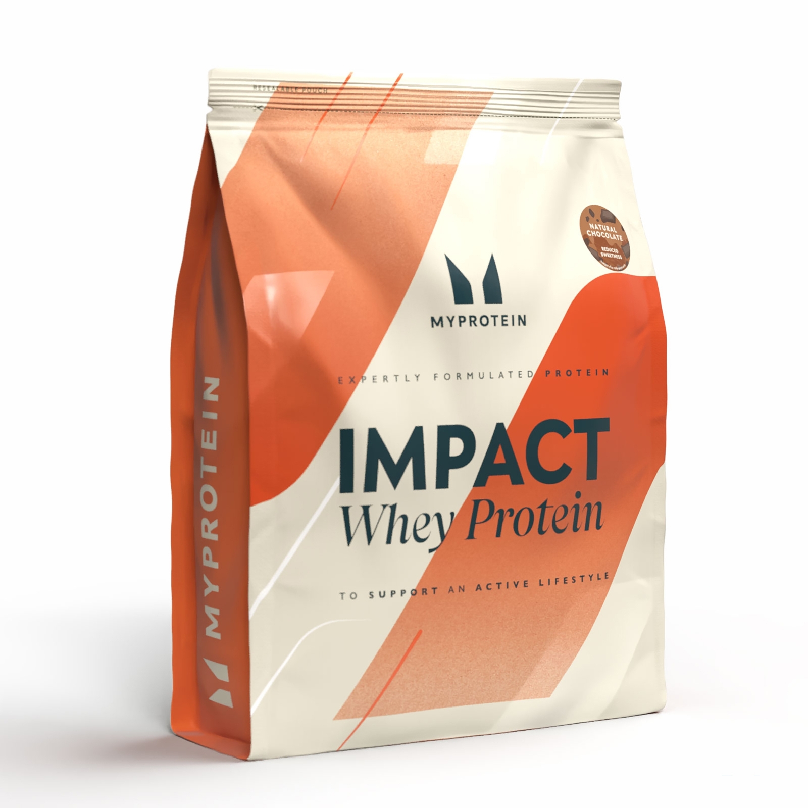 Myprotein UK MyProtein Impact Whey Protein Powder - 1kg - Natural Chocolate (Lightly Sweetened)