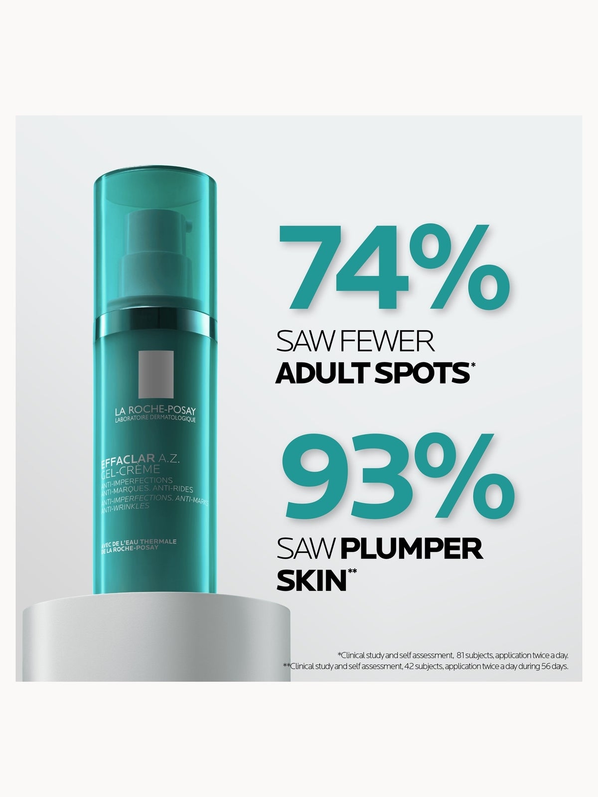 La Roche-Posay Effaclar A.Z. Gel Moisturiser for Breakouts & Ageing with Azelaic, Salicylic and Hyaluronic Acid 40ml 3