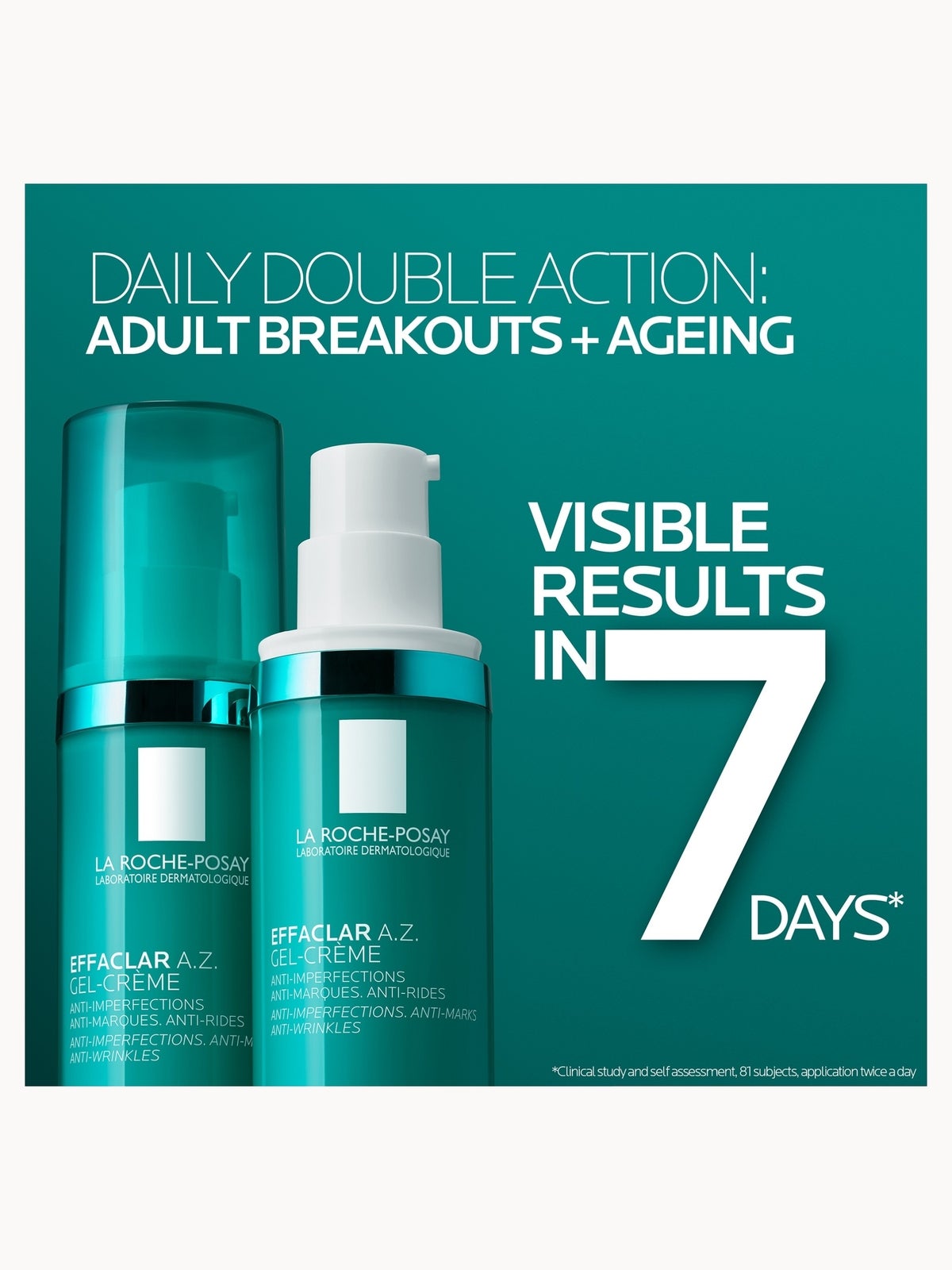 La Roche-Posay Effaclar A.Z. Gel Moisturiser for Breakouts & Ageing with Azelaic, Salicylic and Hyaluronic Acid 40ml 2