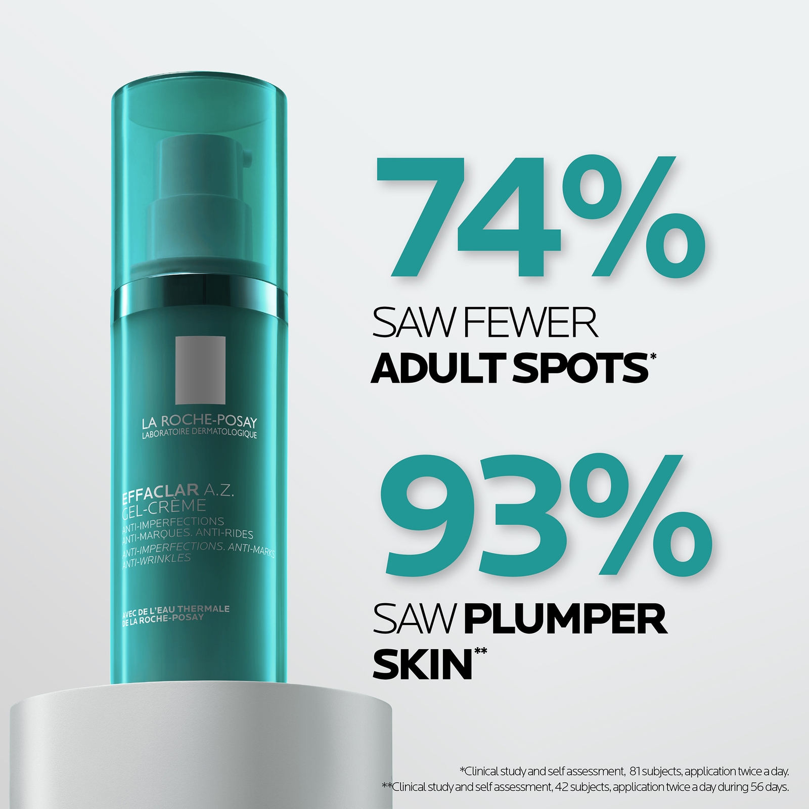 Thumbnail - La Roche-Posay Effaclar A.Z. Gel Moisturiser for Breakouts & Ageing with Azelaic, Salicylic and Hyaluronic Acid 40ml