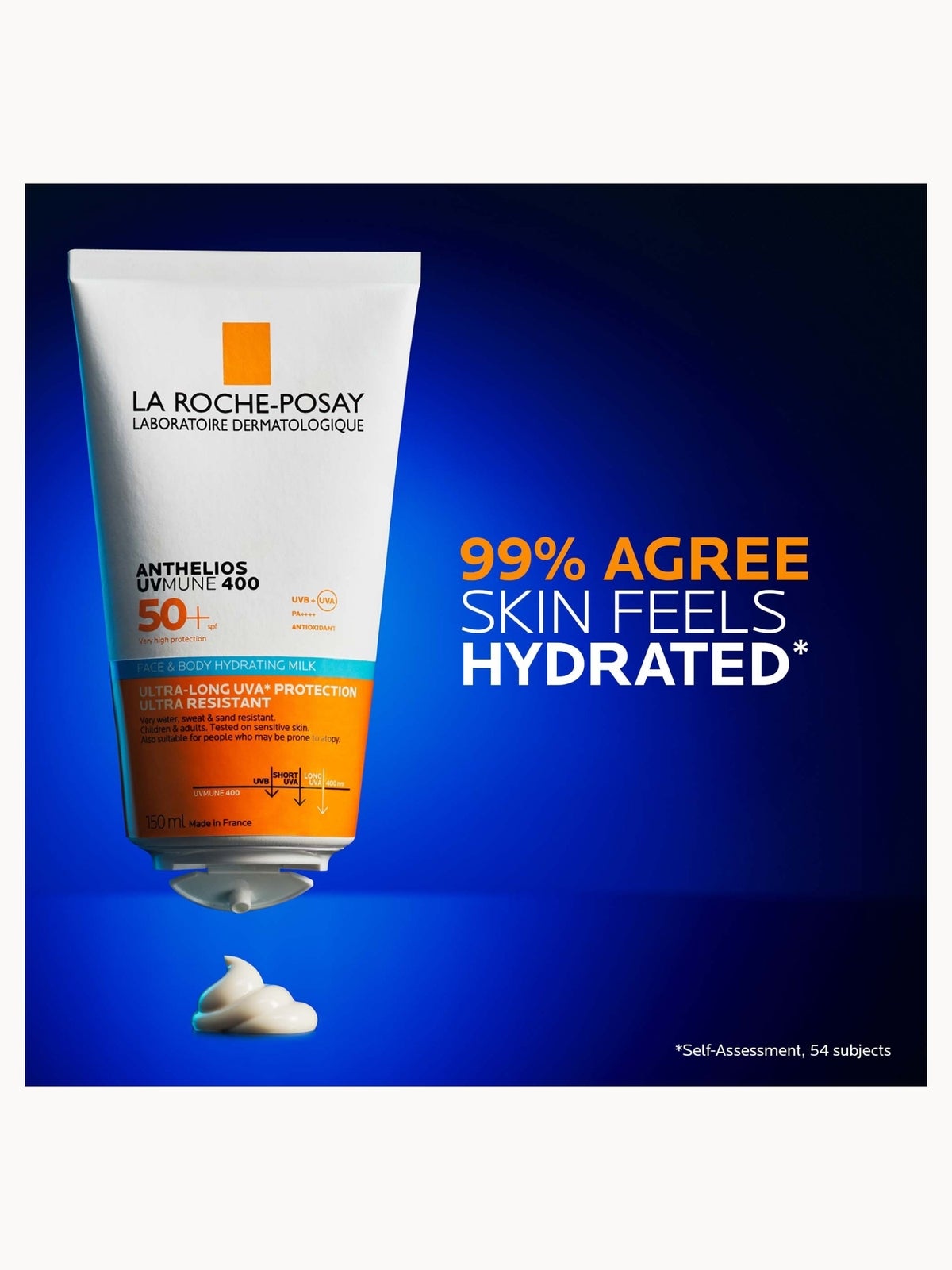 La Roche-Posay Anthelios UVMune 400 Face & Body Hydrating Milk SPF50+ 150ml 3