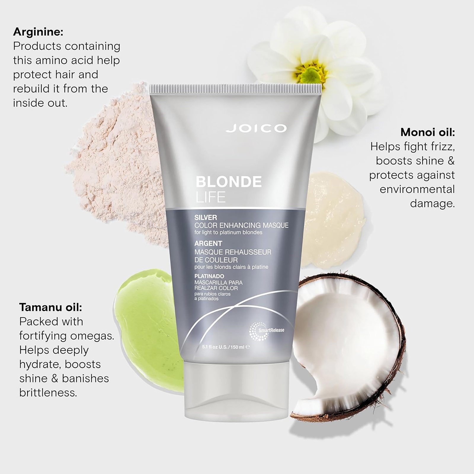 Thumbnail - Joico Blonde Life SILVER Color Enhancing Masque 150ml