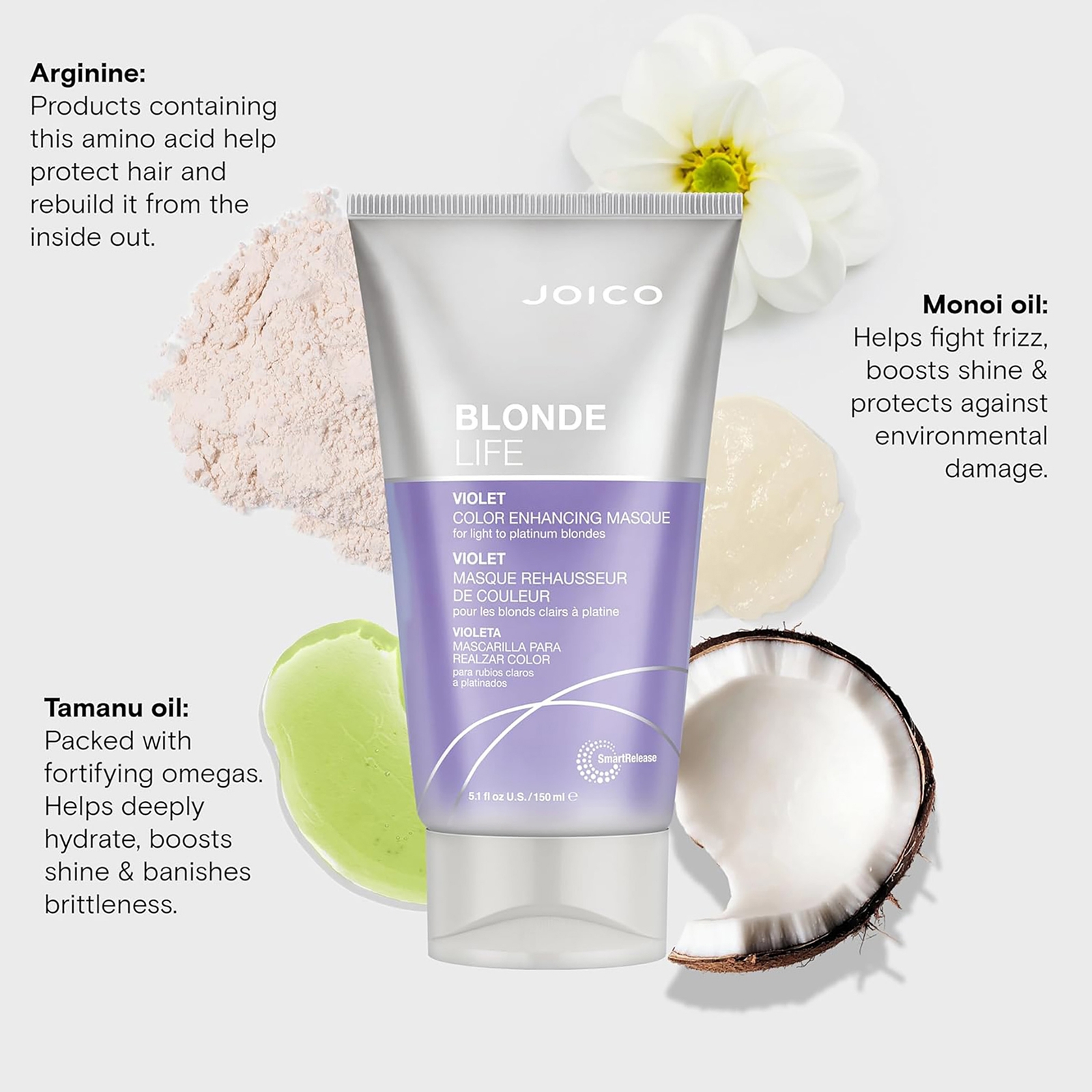 Thumbnail - Joico Blonde Life VIOLET Color Enhancing Masque 150ml