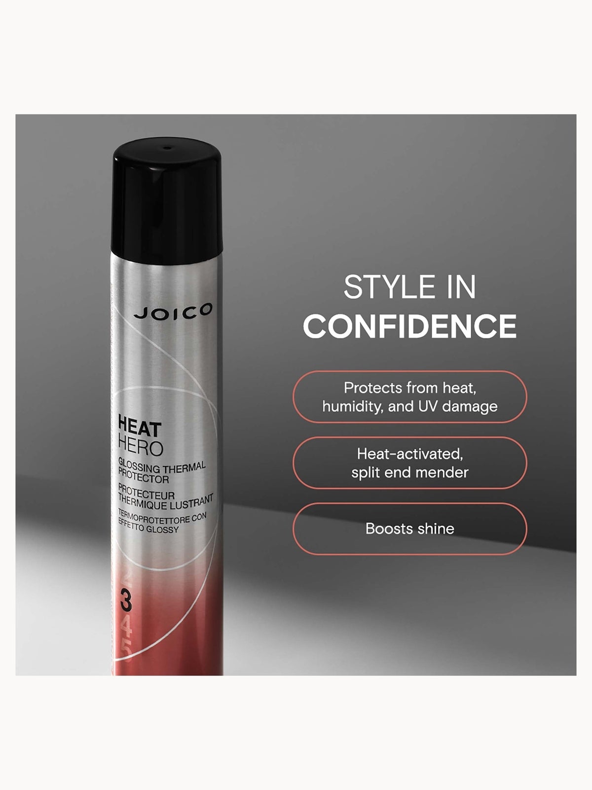Joico Heat Hero Glossing Thermal Protector 180ml 2