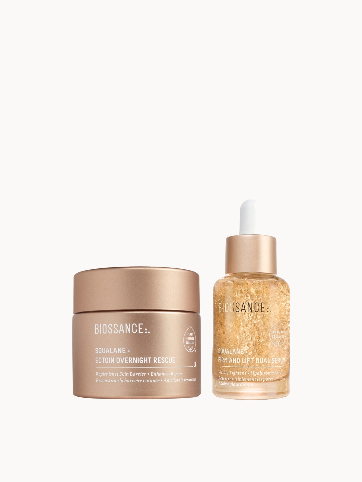 Biossance Exclusive Firm + Lift Moisturising Duo