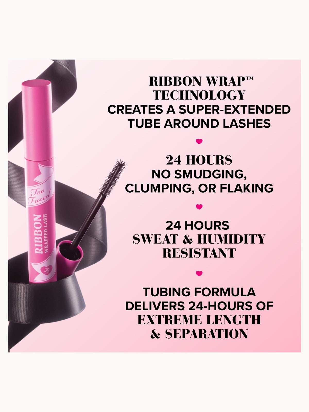 Too Faced Travel Size Ribbon Wrapped Lash Mascara 4.7ml 4