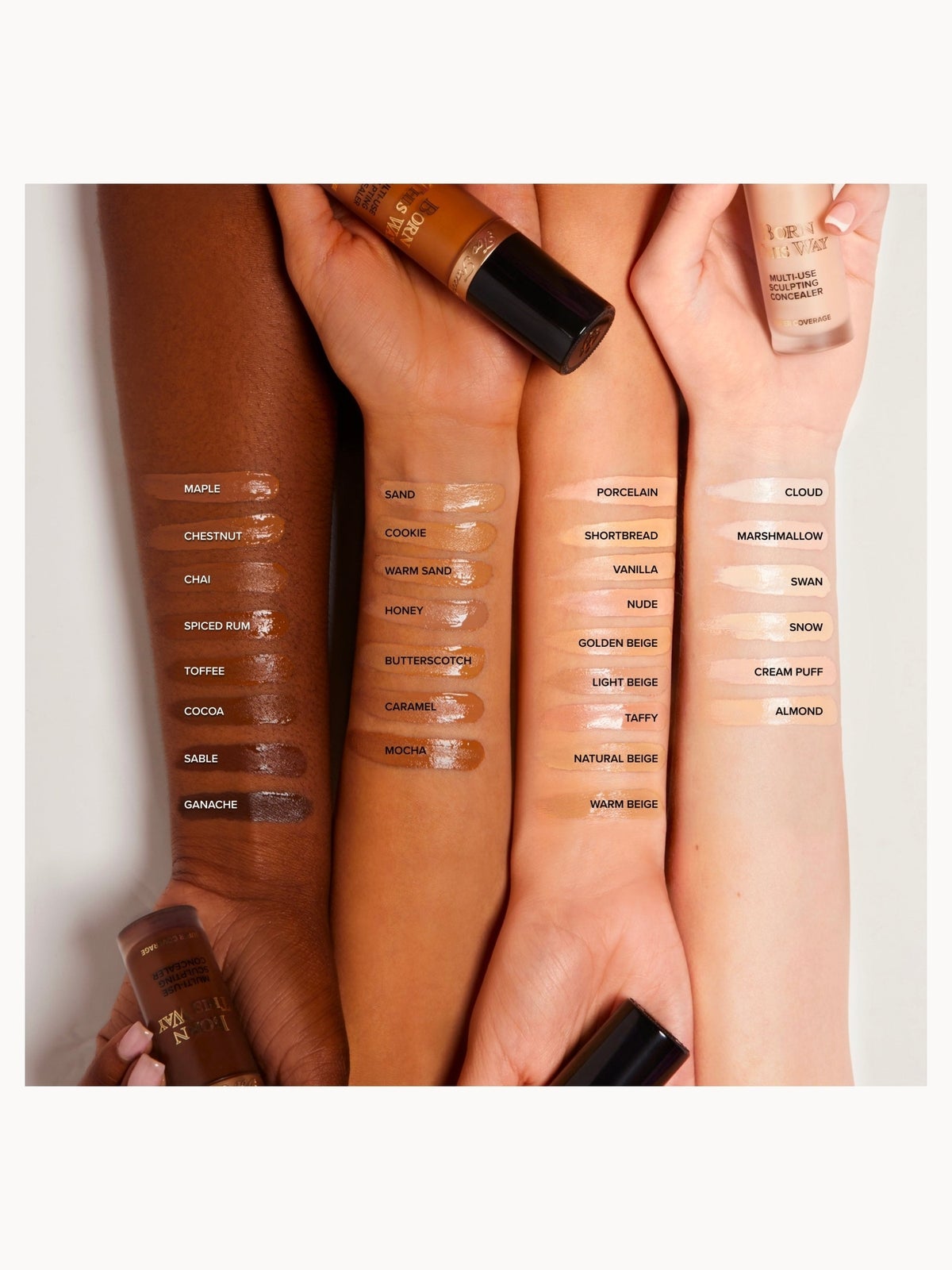 Too Faced Travel Size Born This Way Super Coverage Concealer 2ml (Various Shades) - Honey 3