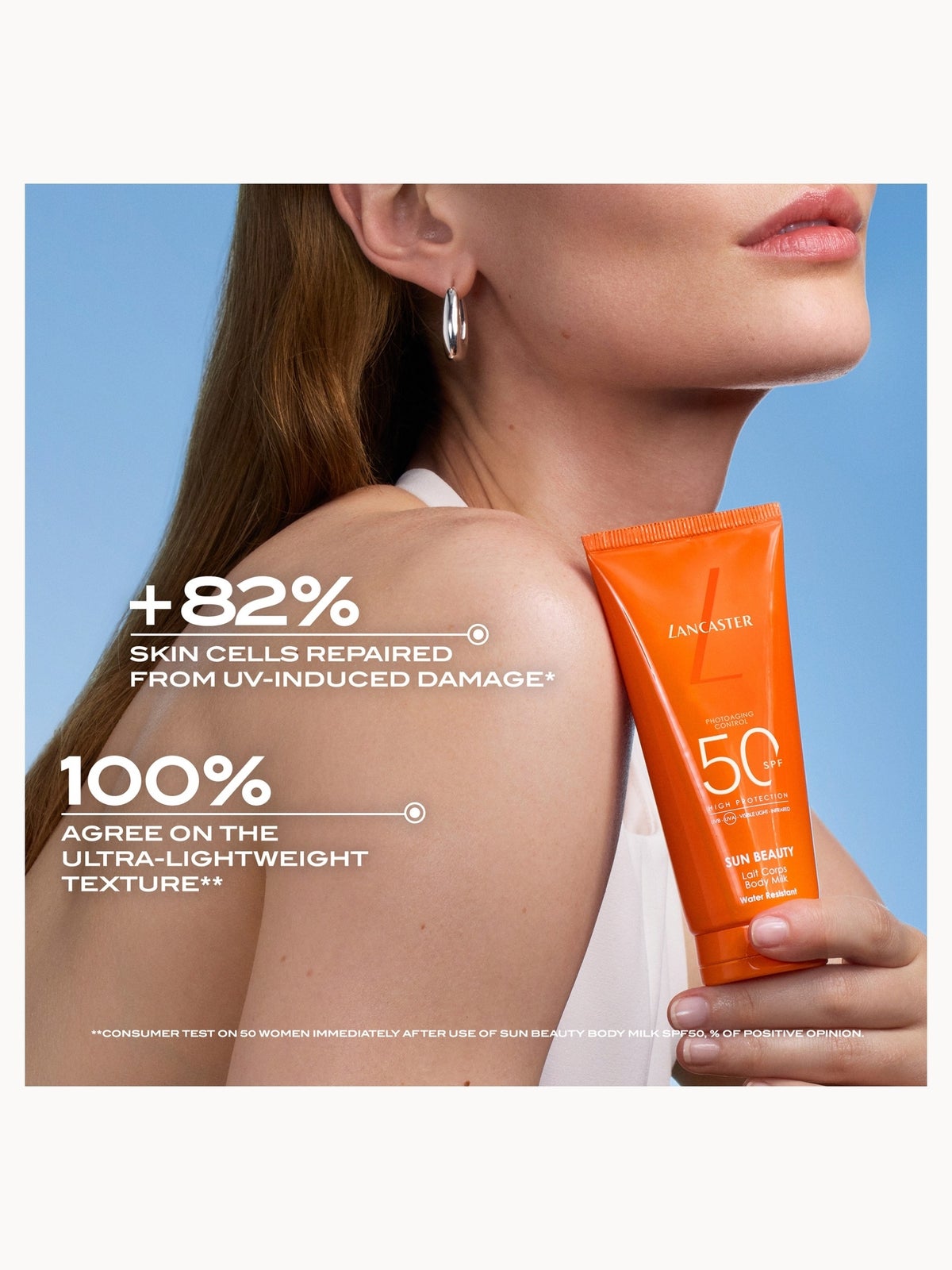 Lancaster Sun Beauty Body Milk SPF50 100ml 2