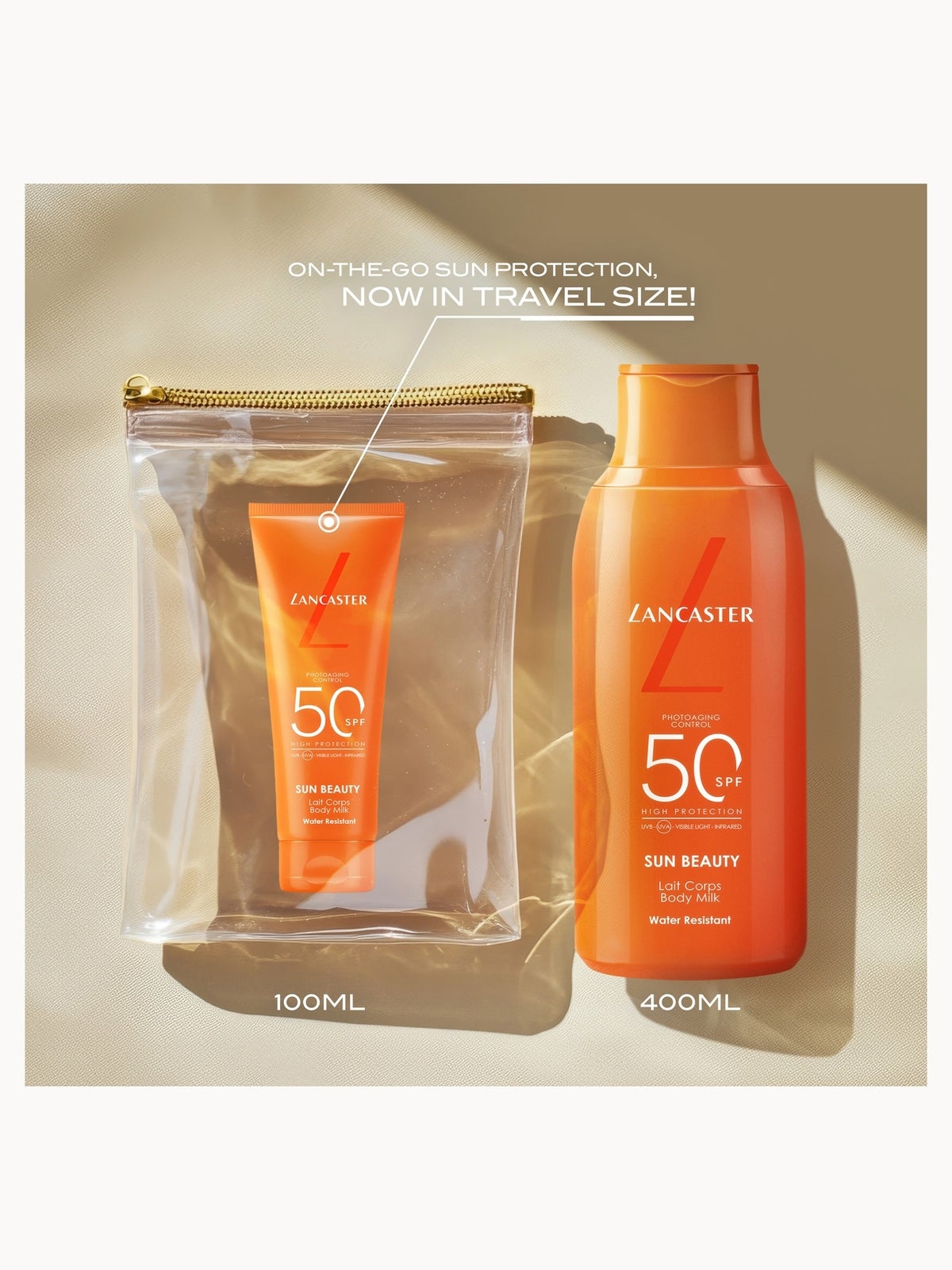 Lancaster Sun Beauty Body Milk SPF50 100ml 3