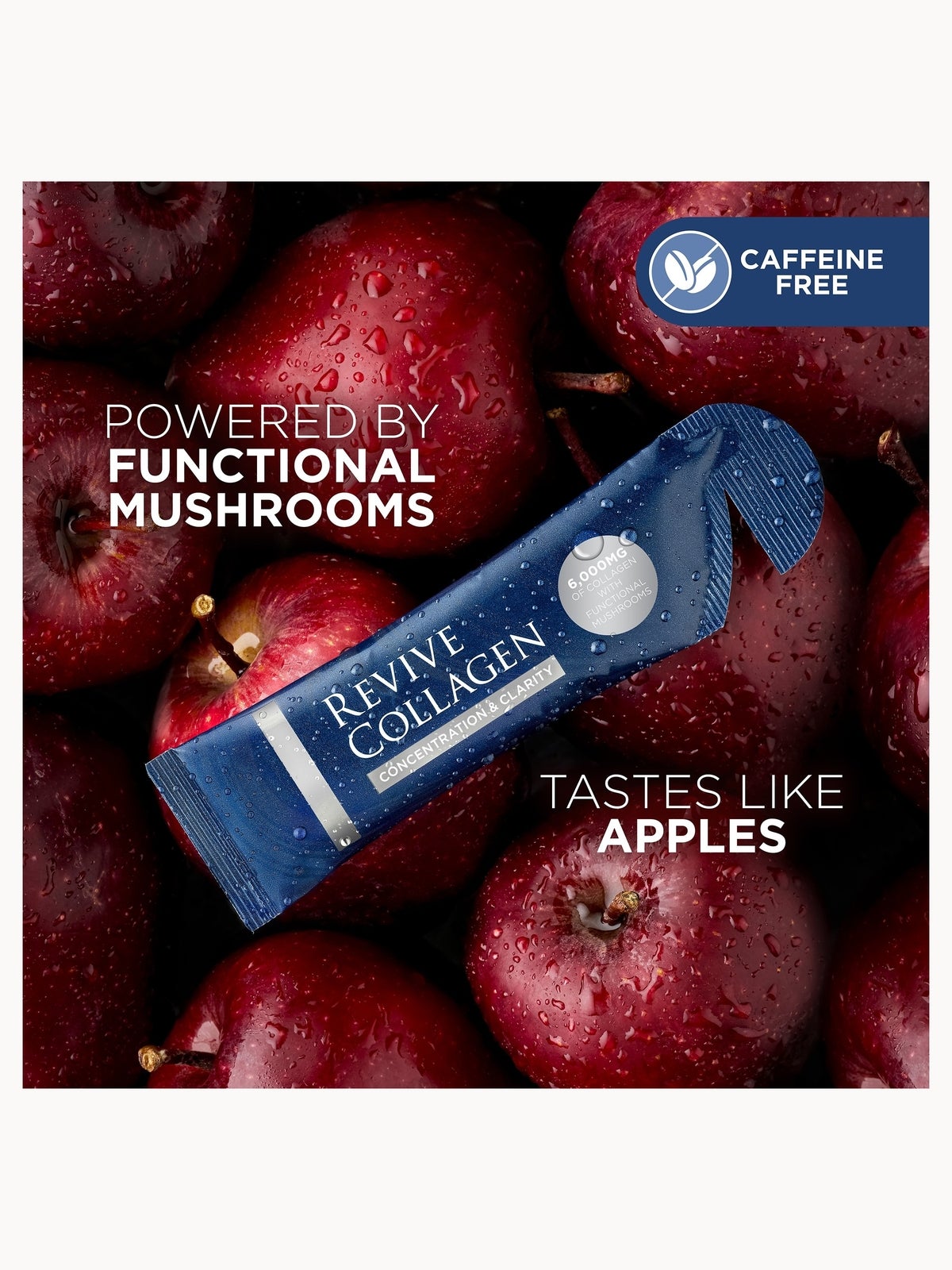 Revive Collagen Concentration & Clarity Functional Mushroom and Adaptogen Blend with 6000mg Marine Collagen 14 x 22g 4