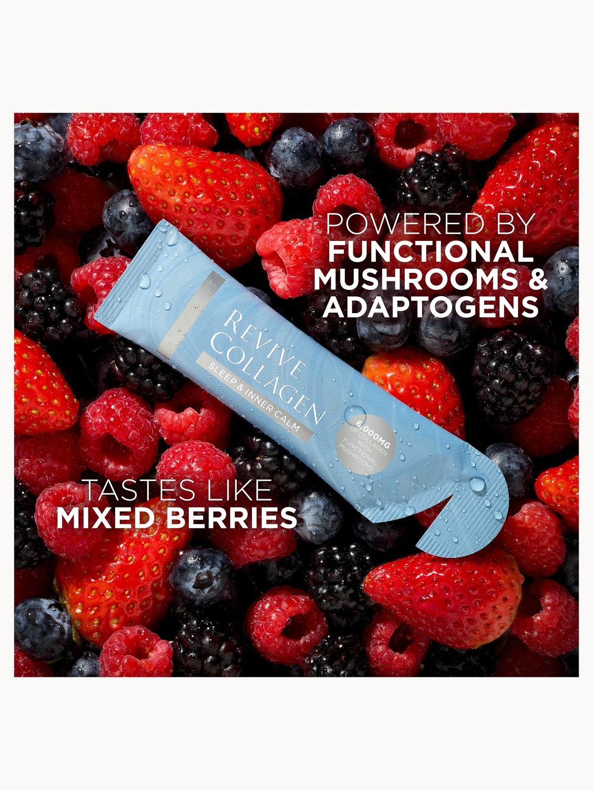 Revive Collagen Sleep & Inner Calm Functional Mushroom and Adaptogen Blend with 6000mg Marine Collagen 14 x 22g 4