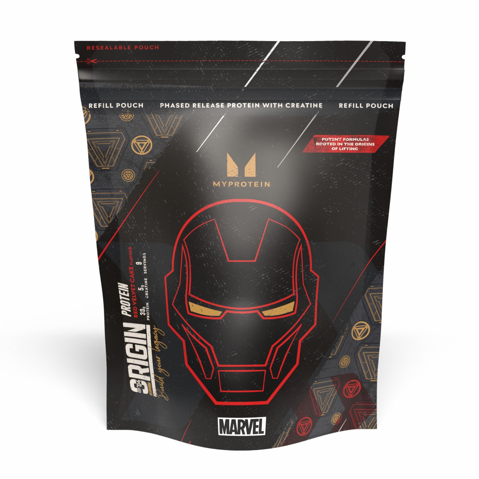 Origin Protein - 9servings - MARVEL Iron Man - Red Velvet Cake