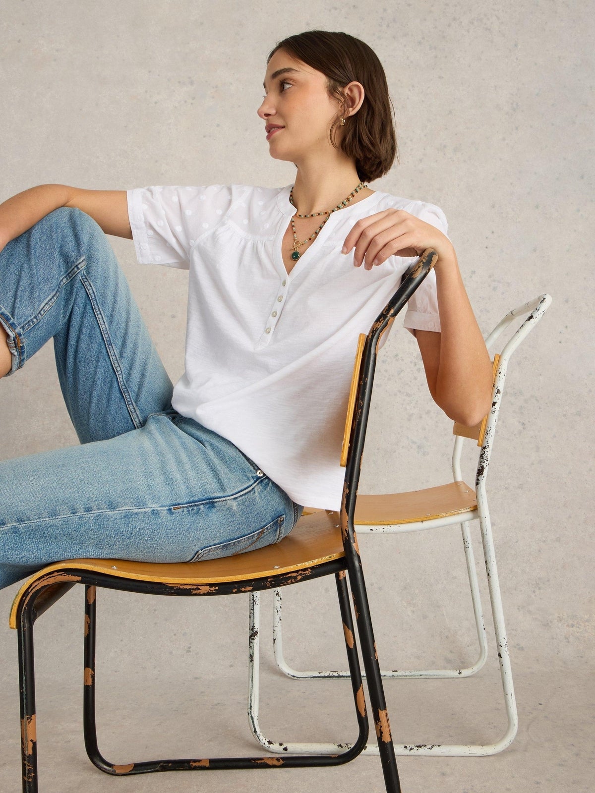 Bluse Ellie aus Bio-Baumwolle - 50