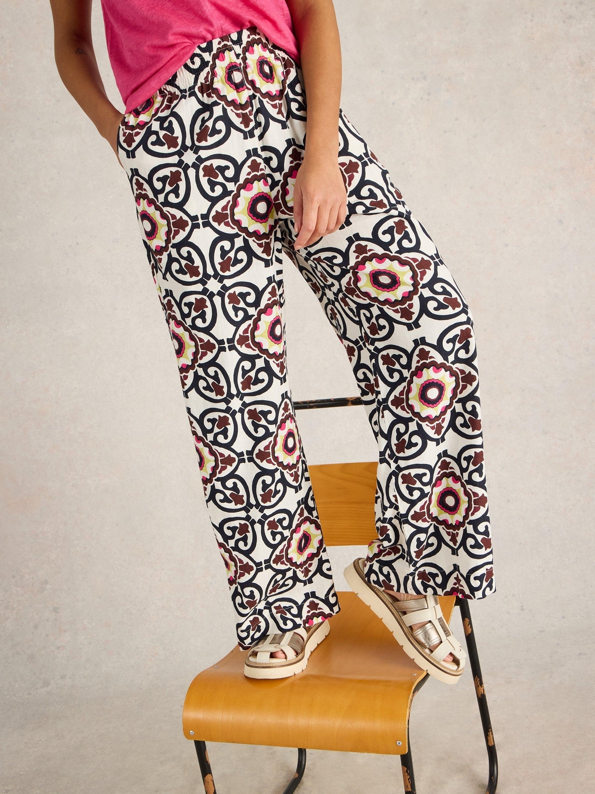 Hose Lucy aus Leinenmischung - 52/R