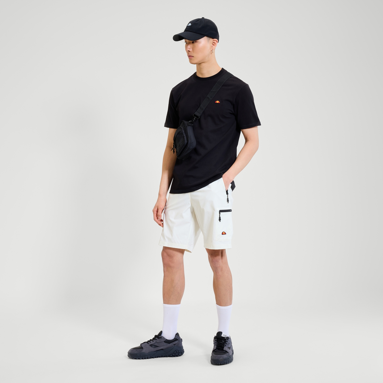 Image of Men's Bullseye Cargo Short Off White