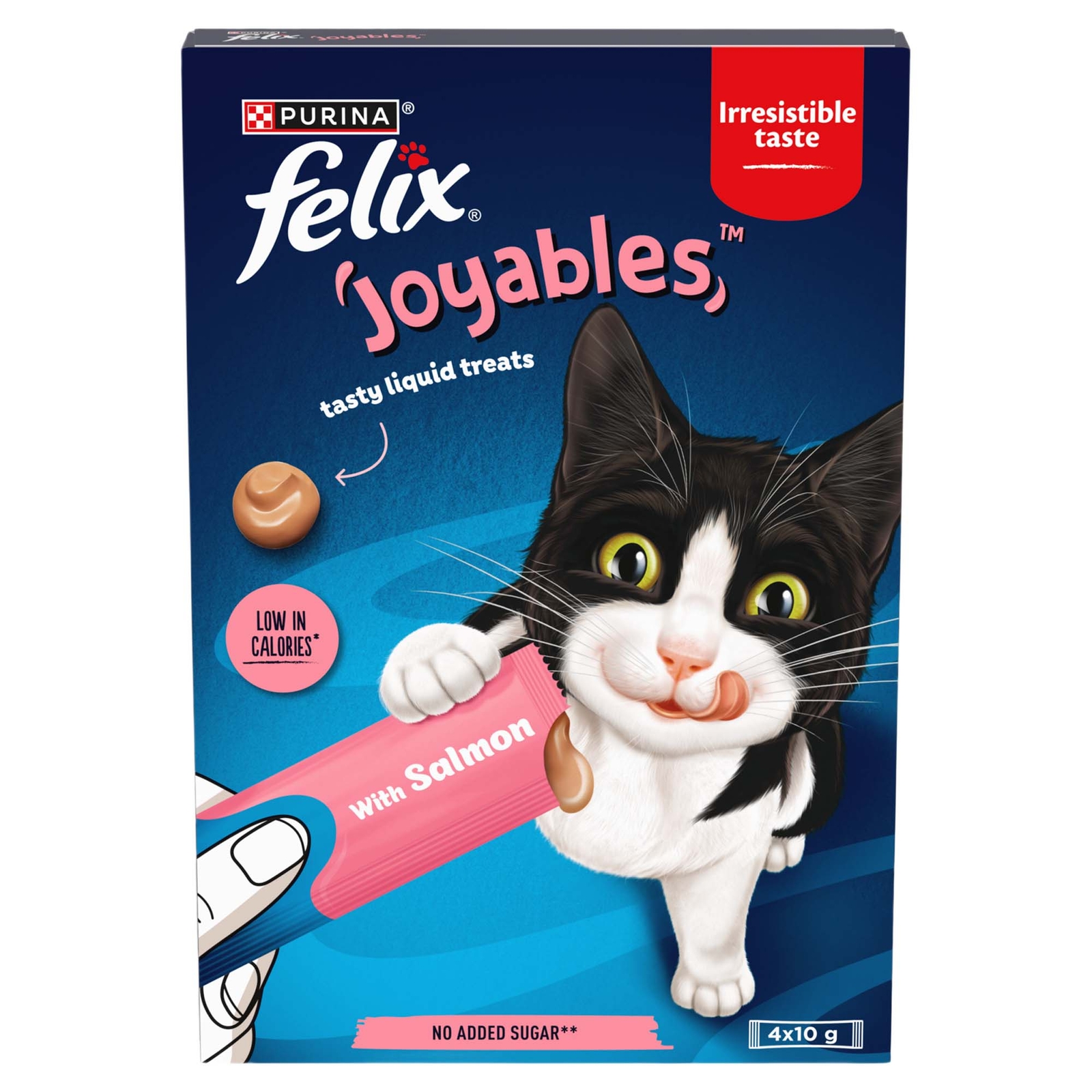FELIX Joyables Salmon Liquid Cat Treat 4x10g