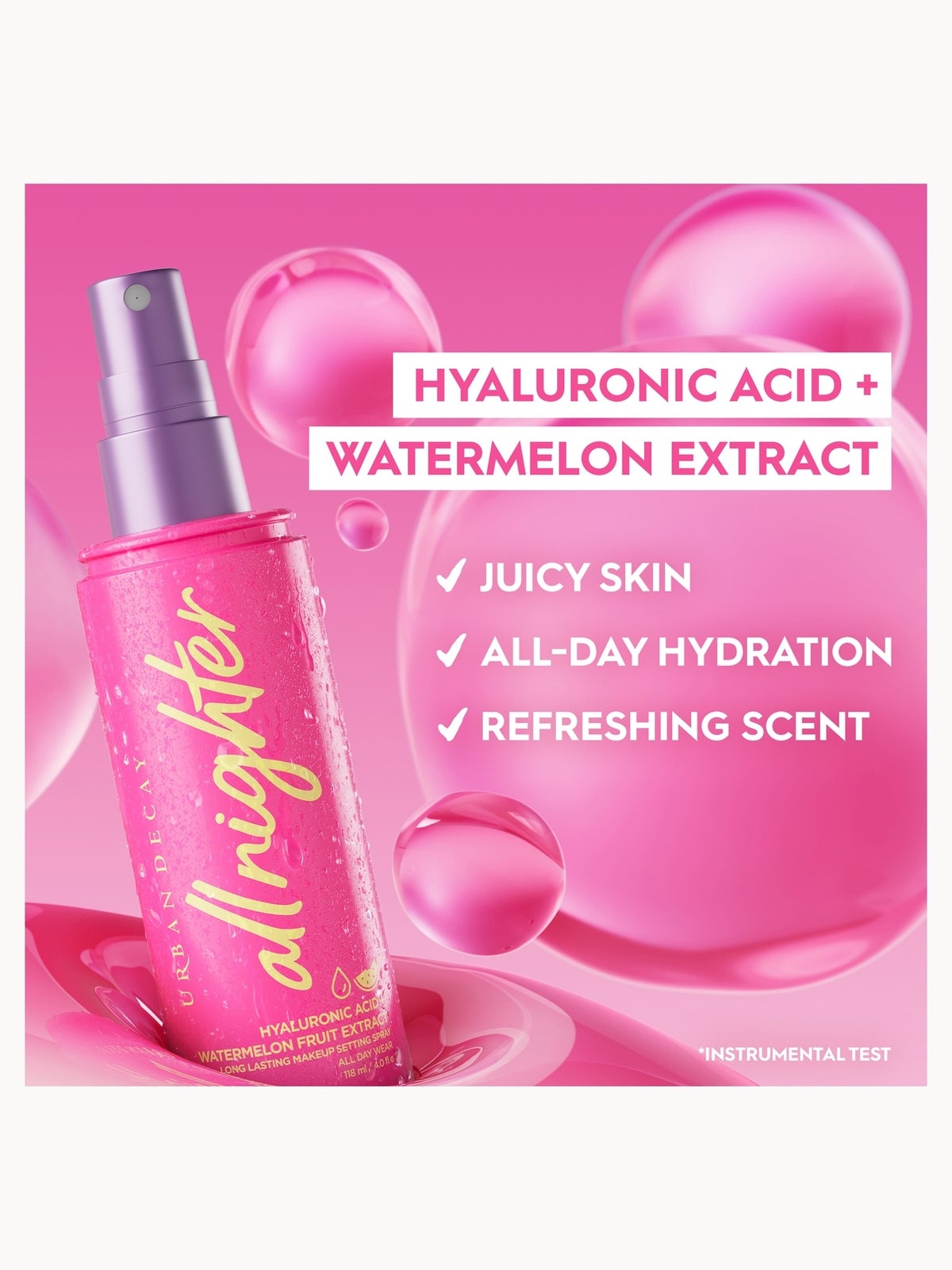 Urban Decay All Nighter Hyaluronic Setting Spray 118ml 4