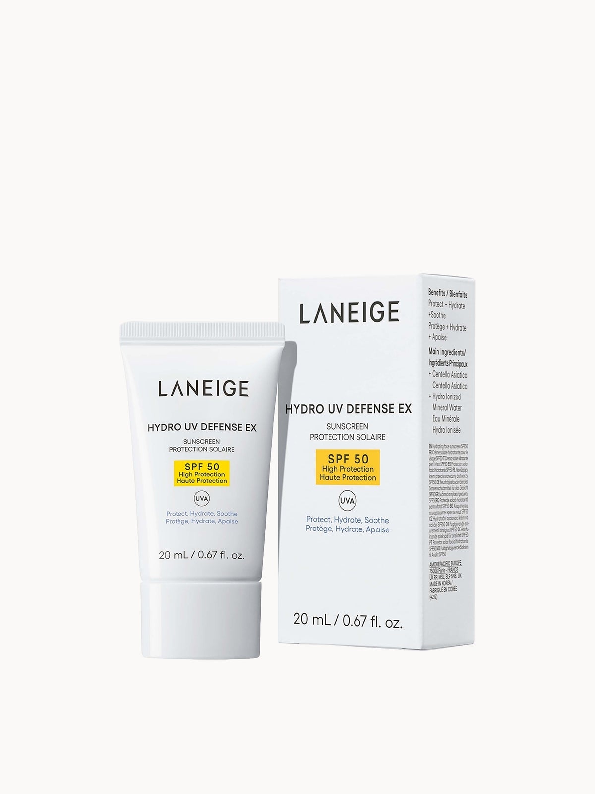 LANEIGE Hydro UV Defence EX SPF 50 Travel Size 20ml 2