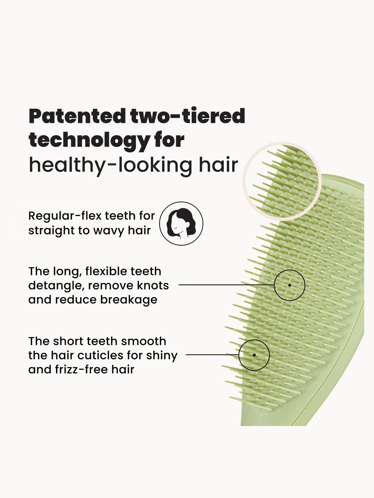 Tangle Teezer Ultimate Detangler Matte Olive Green 3
