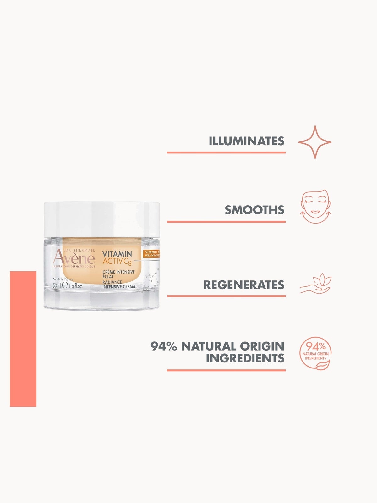 Avène Vitamin Activ Cg Radiance Intensive Cream 50ml 4