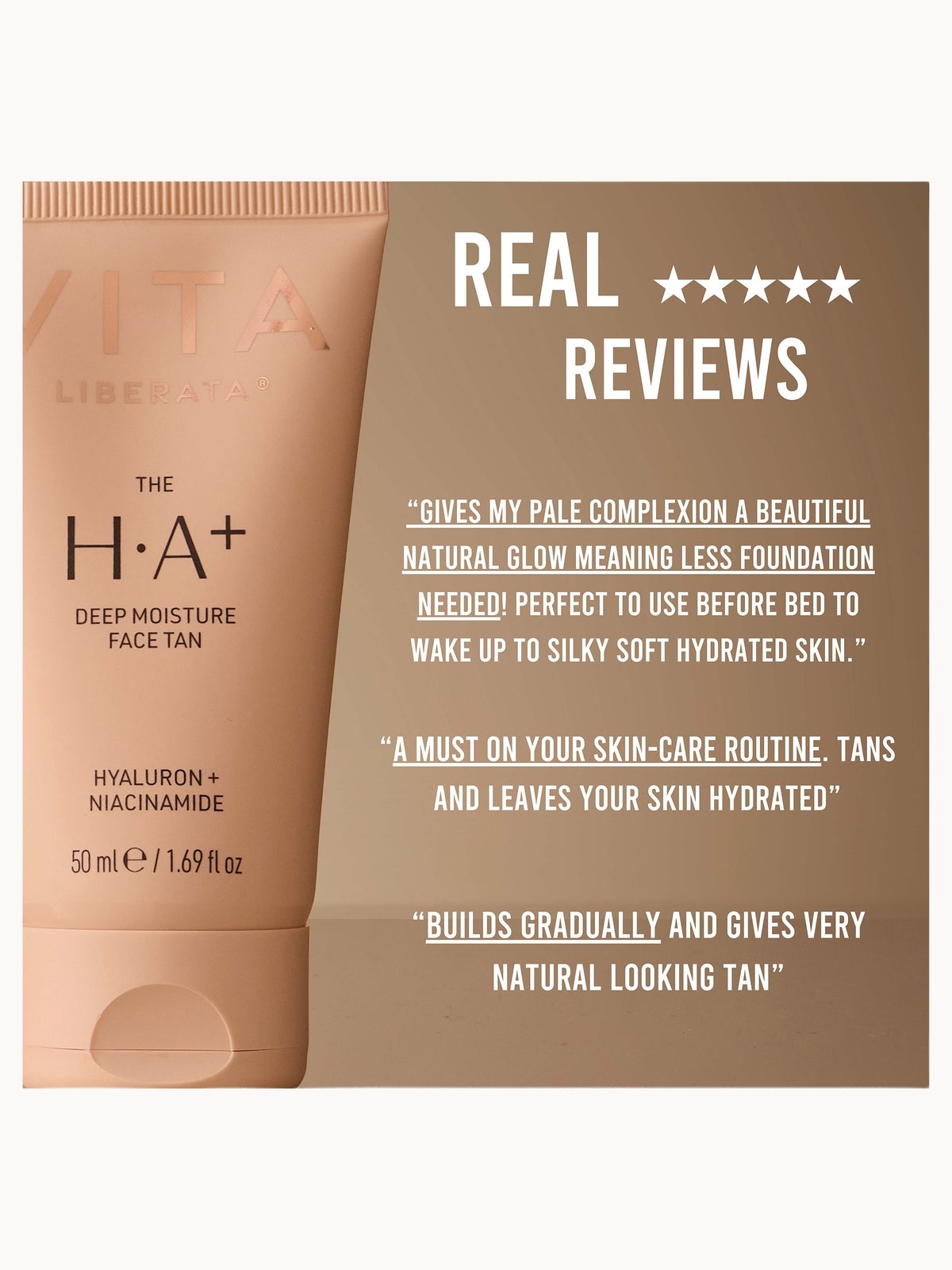 Vita Liberata The H.A+ Deep Moisture Face Tan with Niacinamide 50ml 3